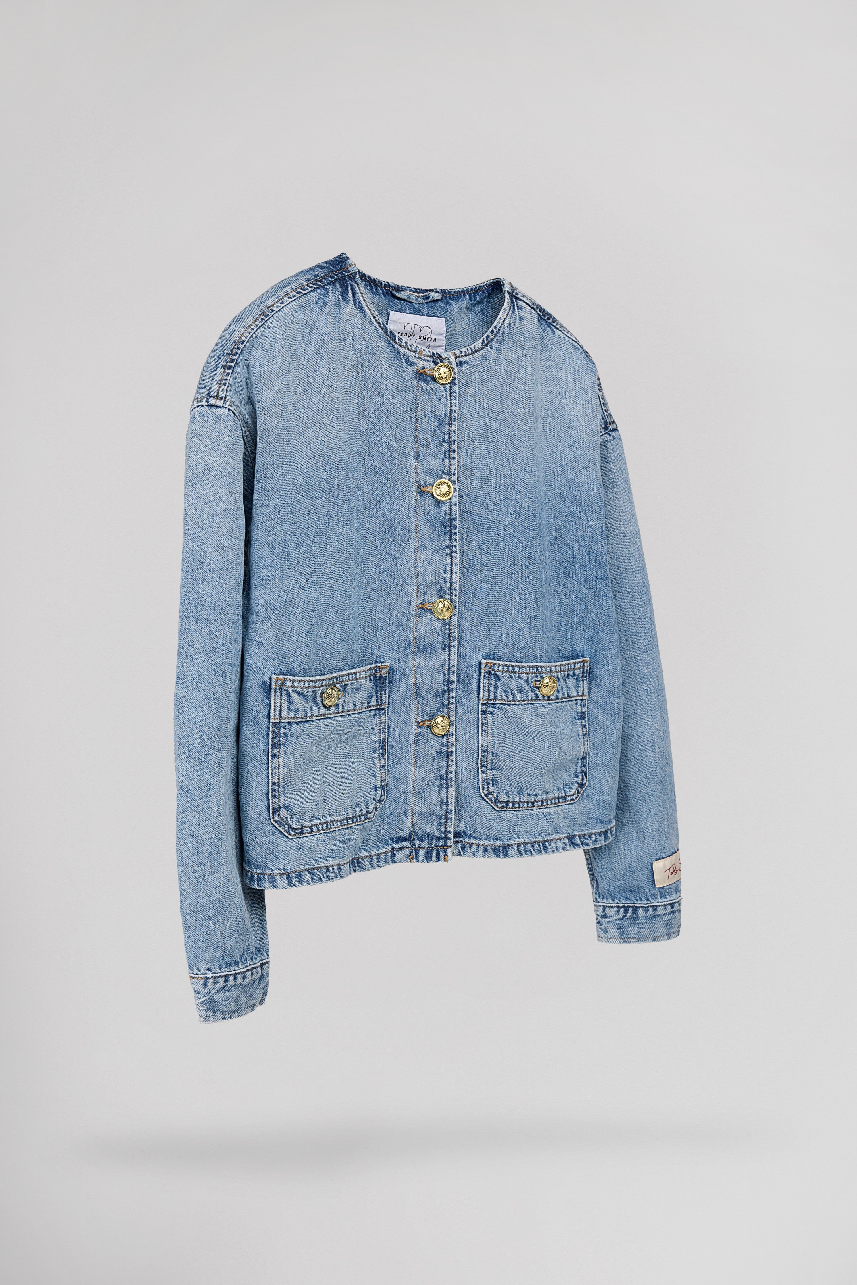 Teddy Smith B-Josefa veste jean indigo clair