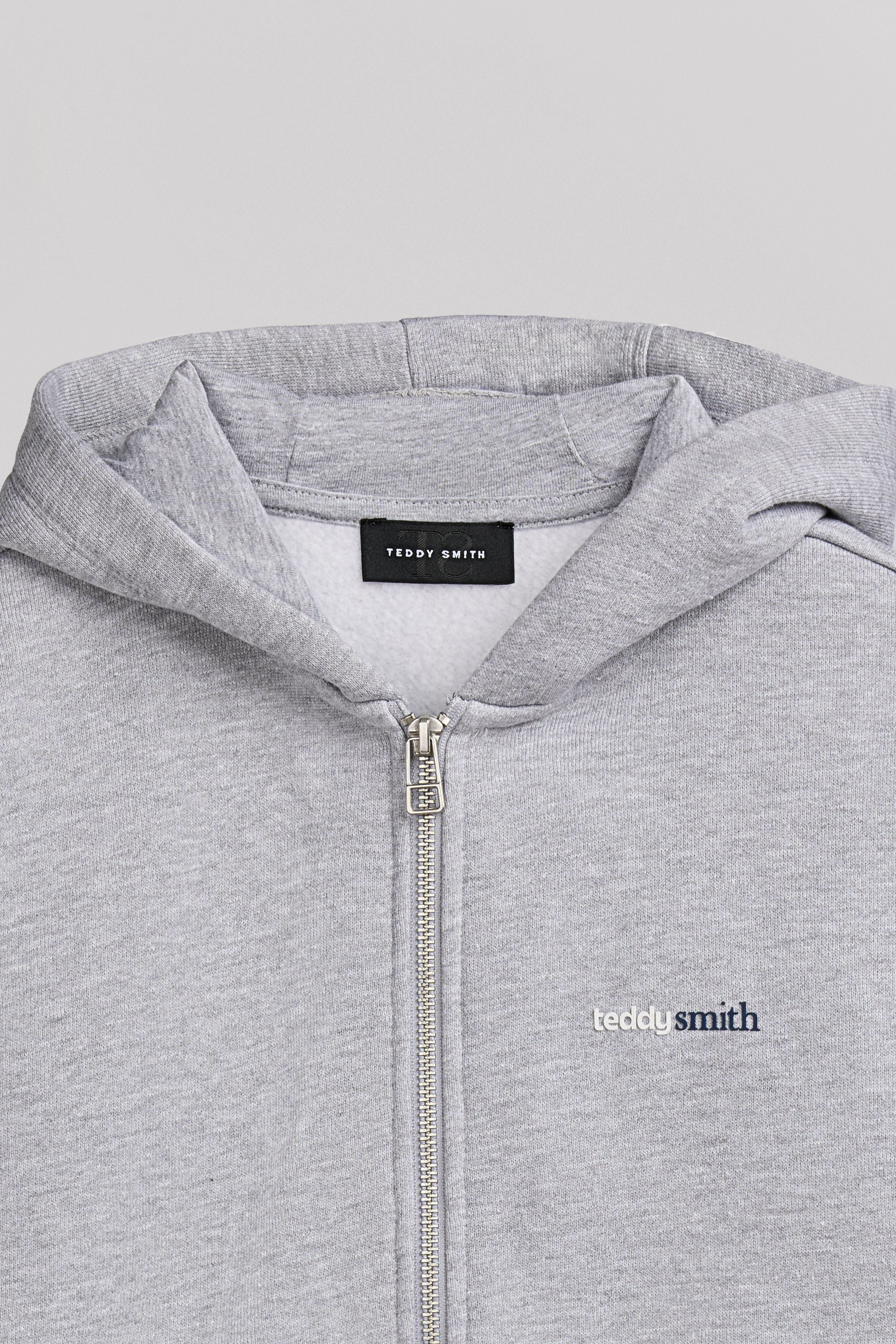 Teddy Smith G-Lilou HZ Jr gilet fille gris chiné molleton