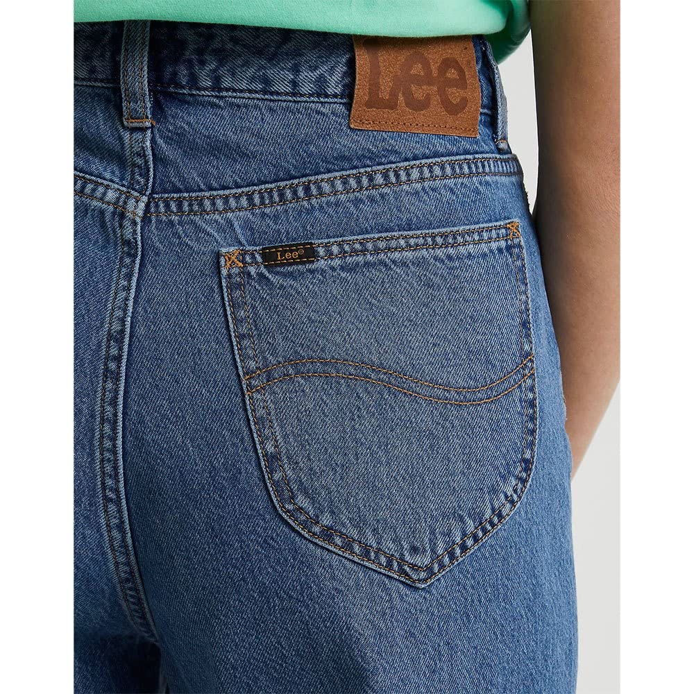 Lee bermuda jean femme indigo clair taille 25W