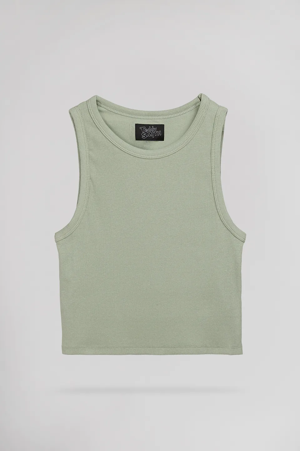 Teddy Smith Deb US Rib débardeur vert iceberg femme