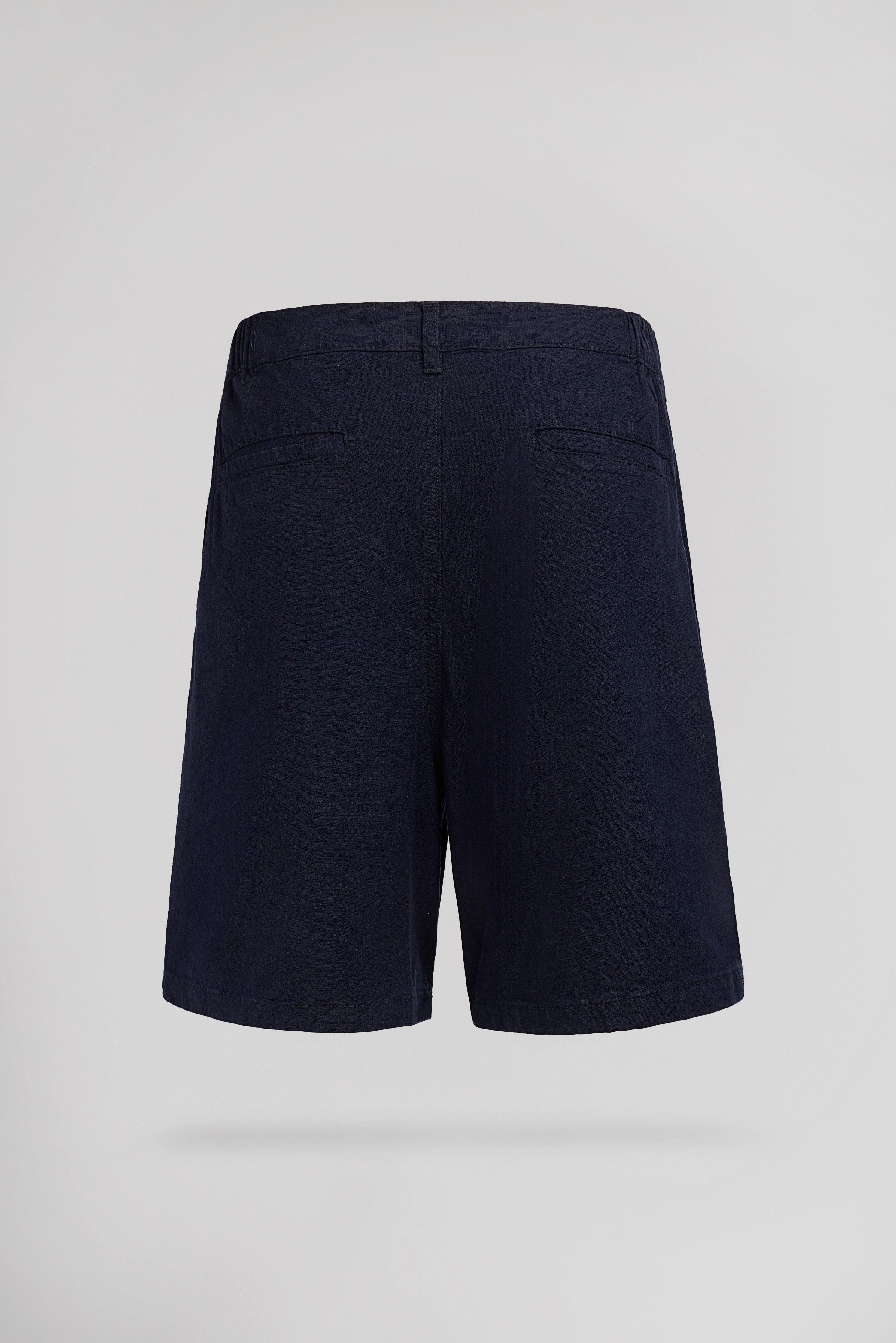 Teddy Smith S-Linen Chino S short homme bleu marine lin