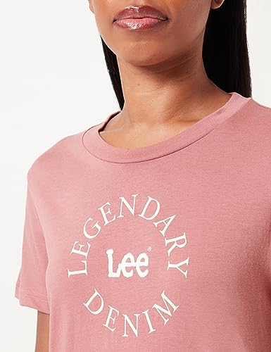 Lee Legendary tee-shirt femme XS mauve coton
