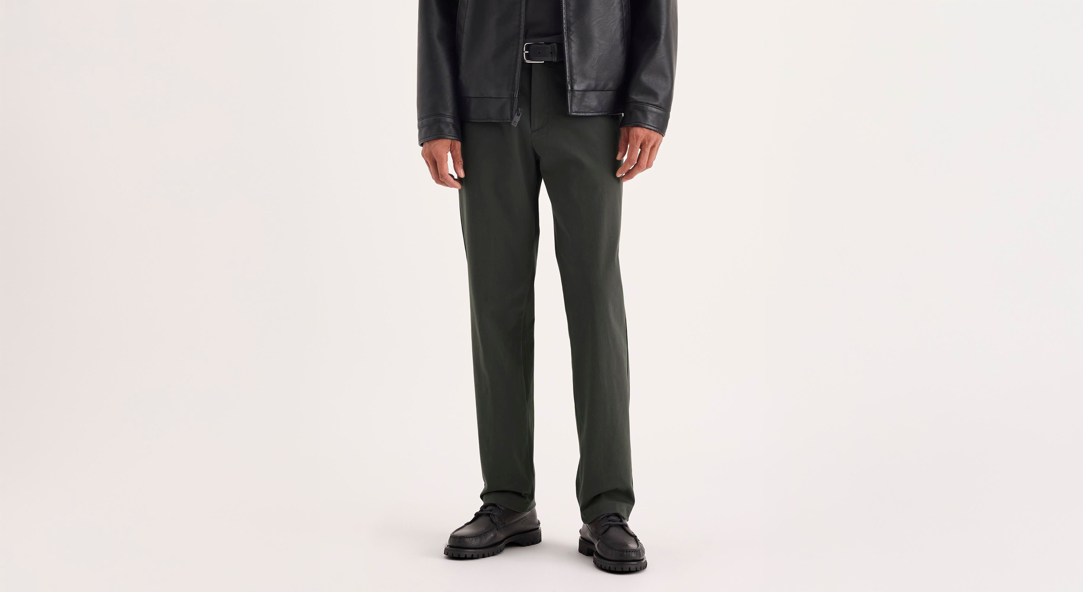 Dockers Crafted Khaki Slim Fit chino vert chimera stretch