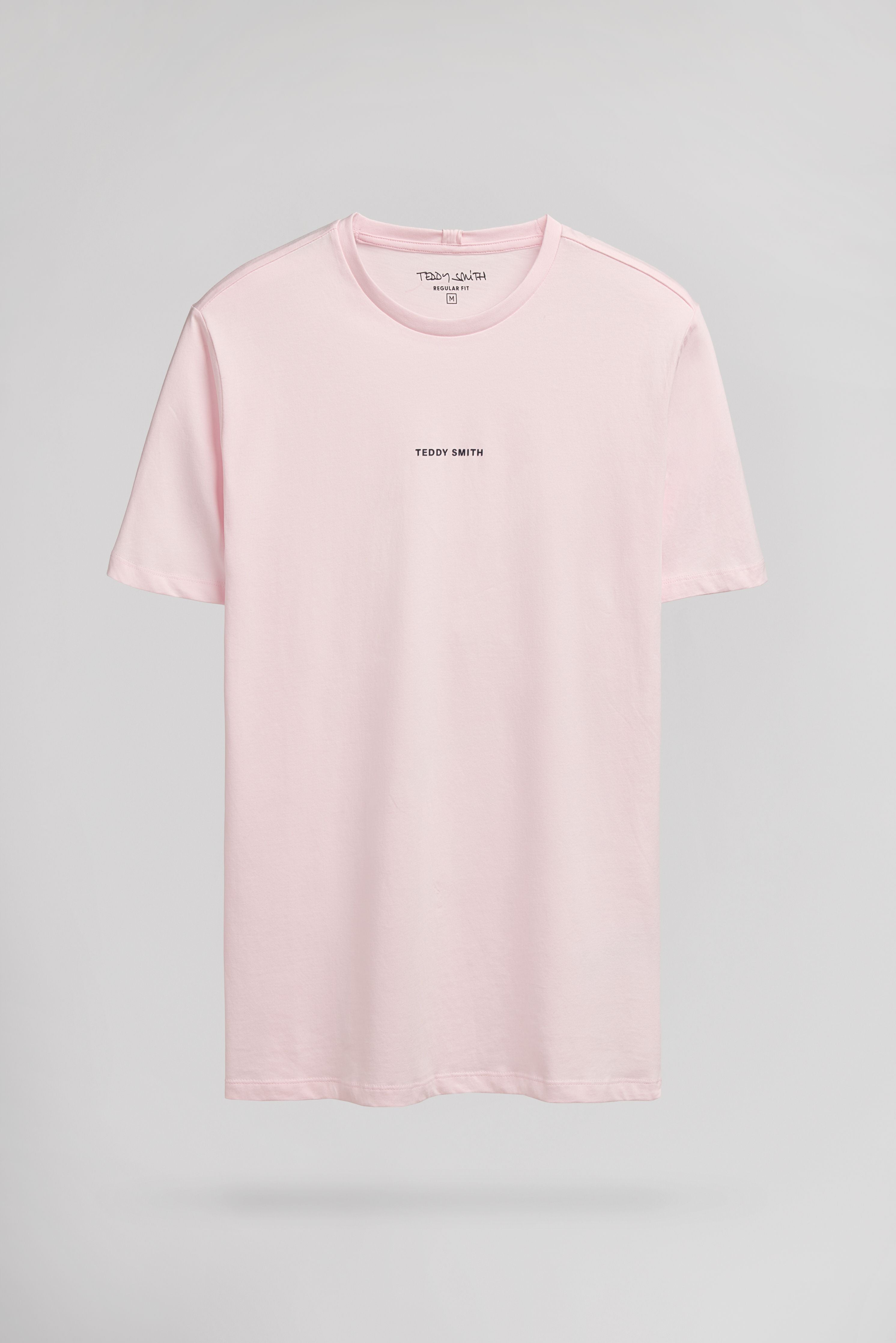 Teddy Smith T-Soy 2 MC t-shirt rose homme
