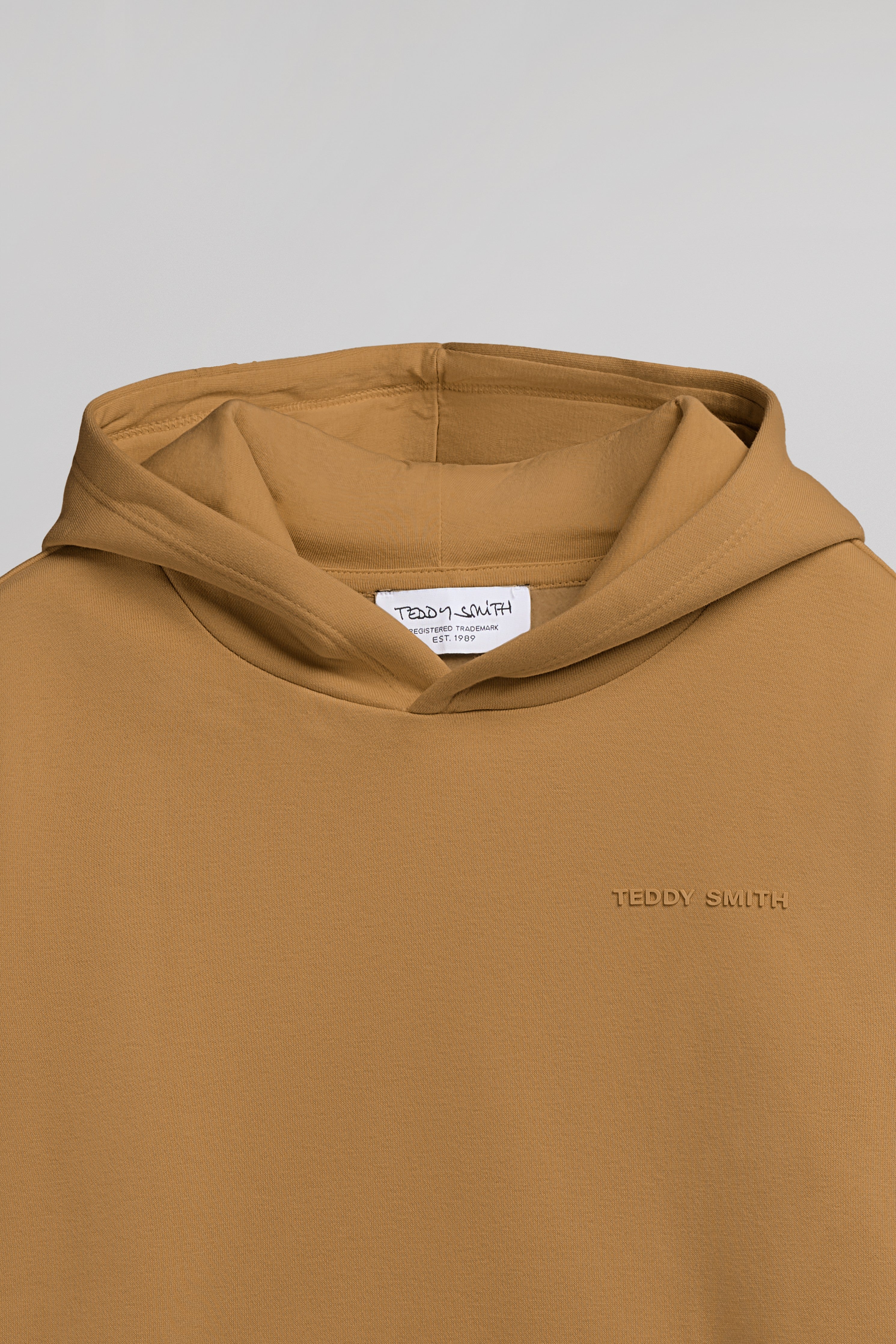 Teddy Smith S-Nark Hoody JR Sweat capuche noisette garçon