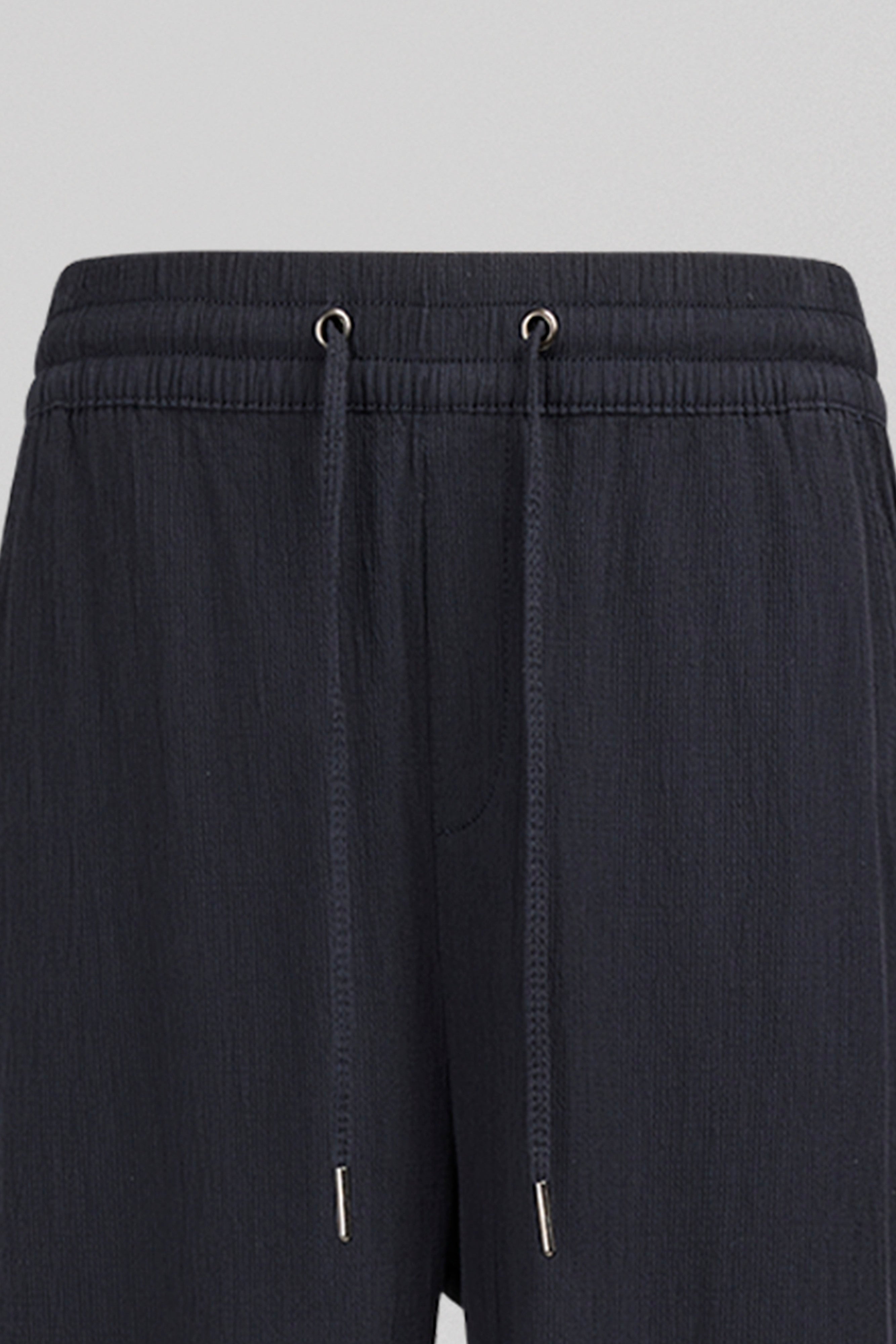 Teddy Smith Seersucke pantalon slim dark navy