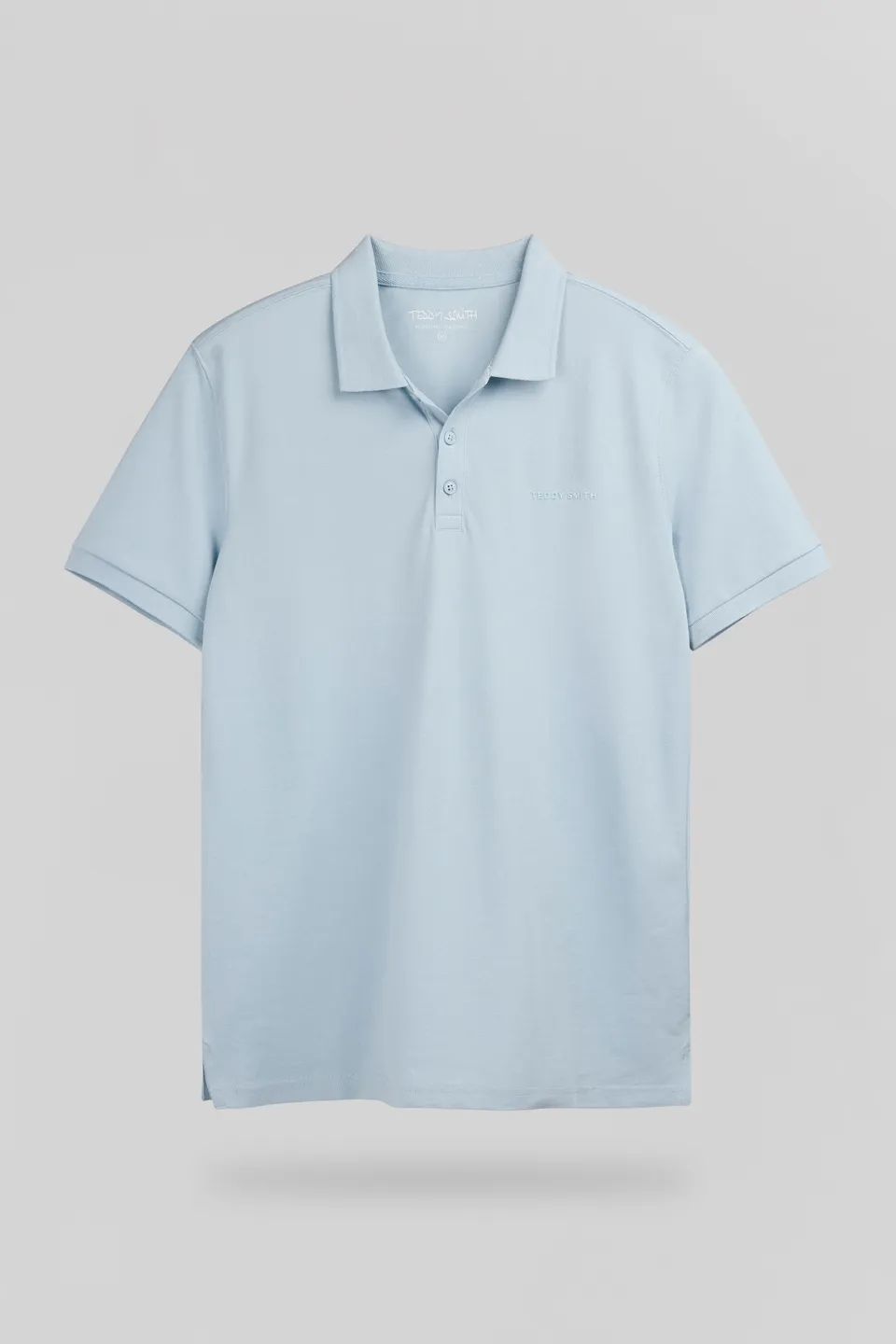 Teddy Smith P-ALBAN MC polo homme bleu pastel