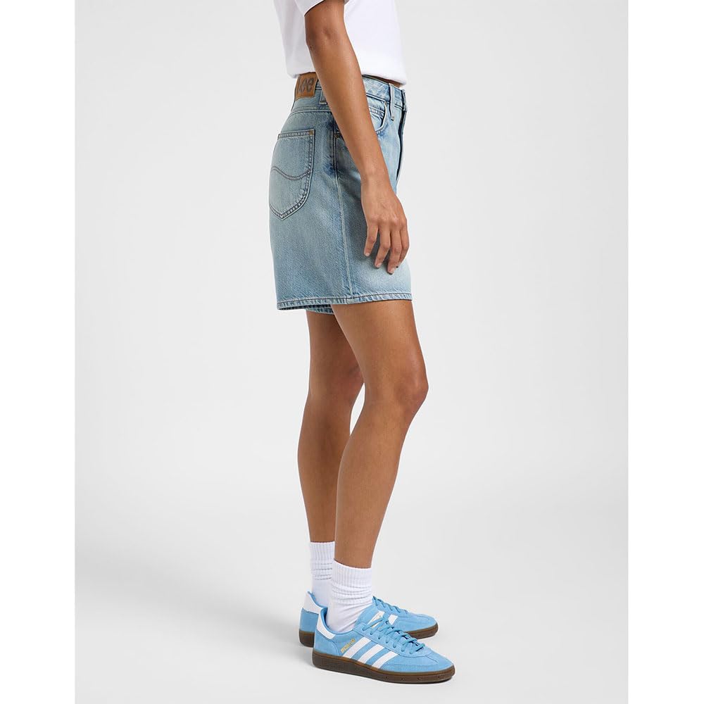 Lee Stella short femme Ink Pool taille haute