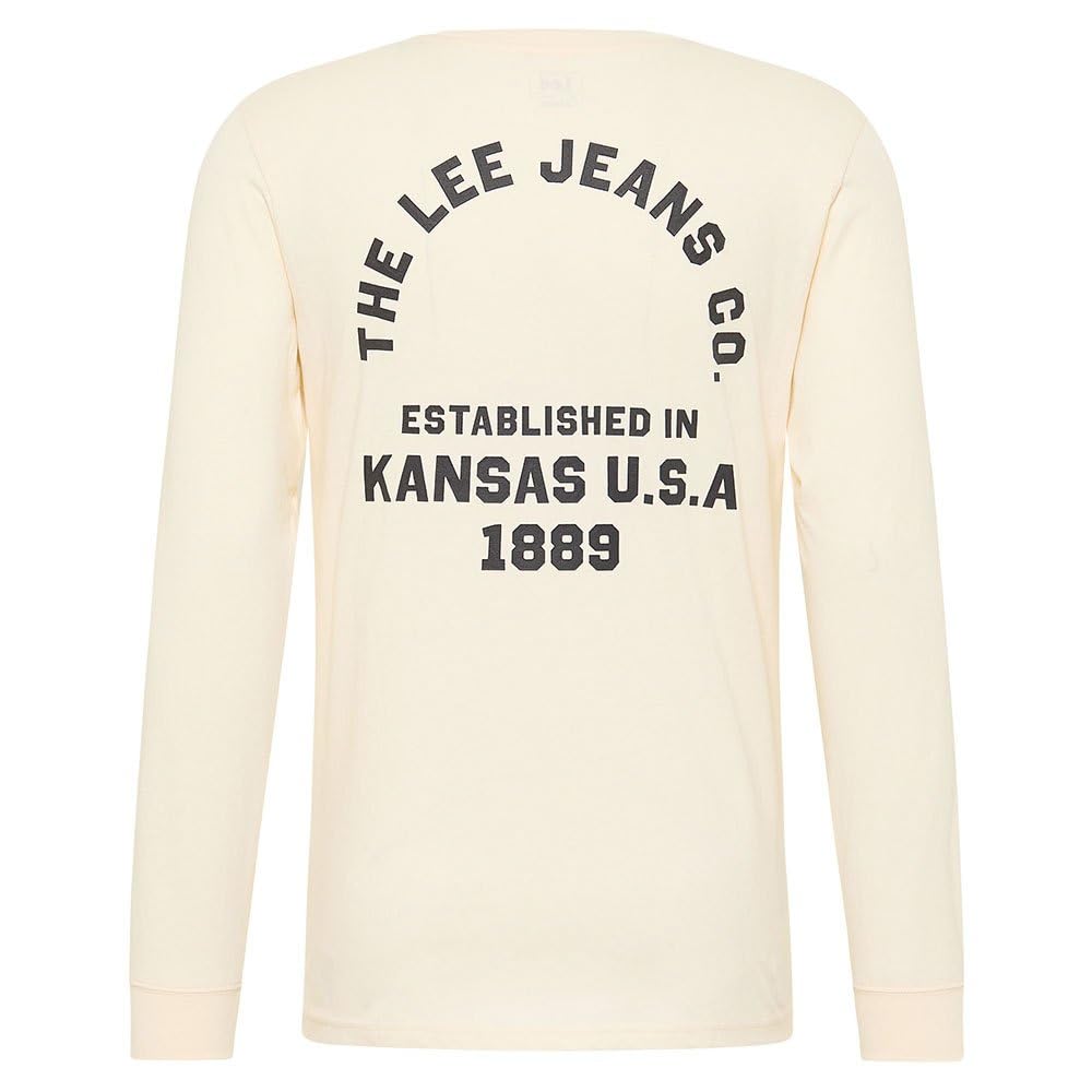 Lee Relaxed LS Tee T-shirt Homme M écru manche longue