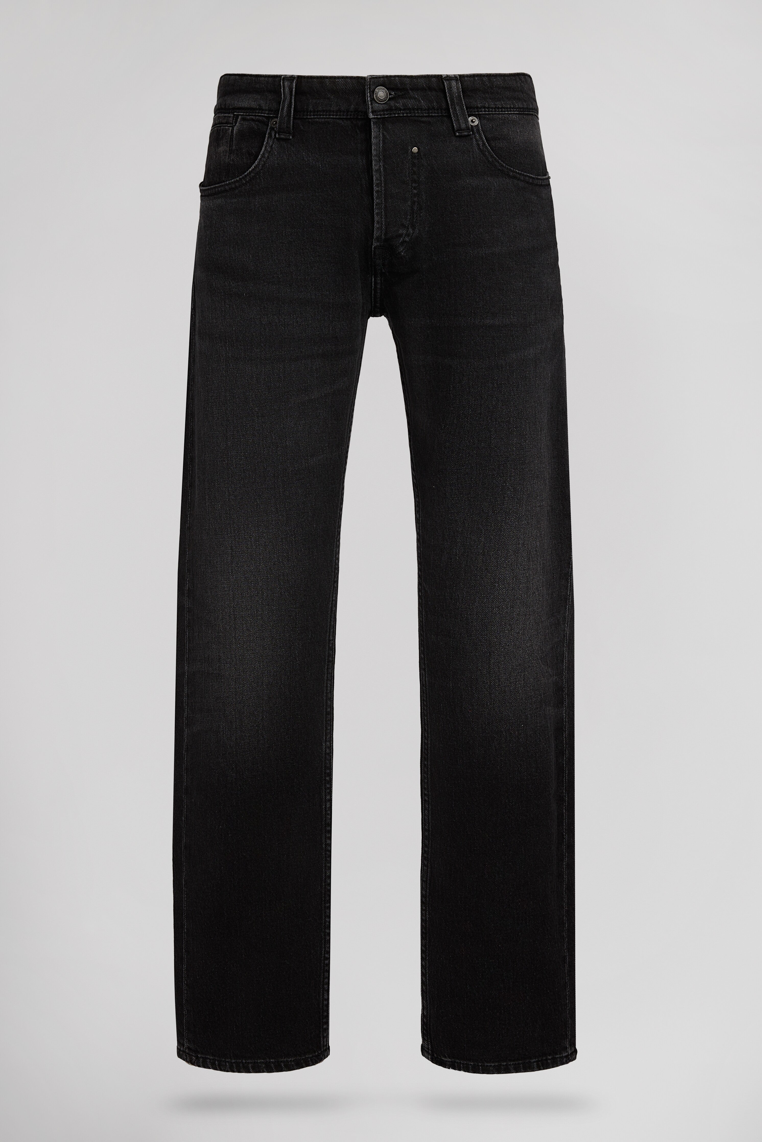 Teddy Smith Reg L32 Jean Droit Black Used Coton