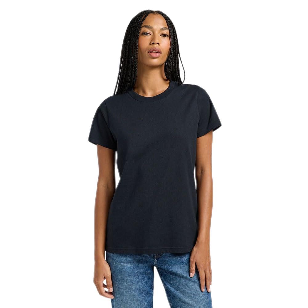 Lee SS Crew Twinpack lot 2 t-shirts femme XL noir blanc