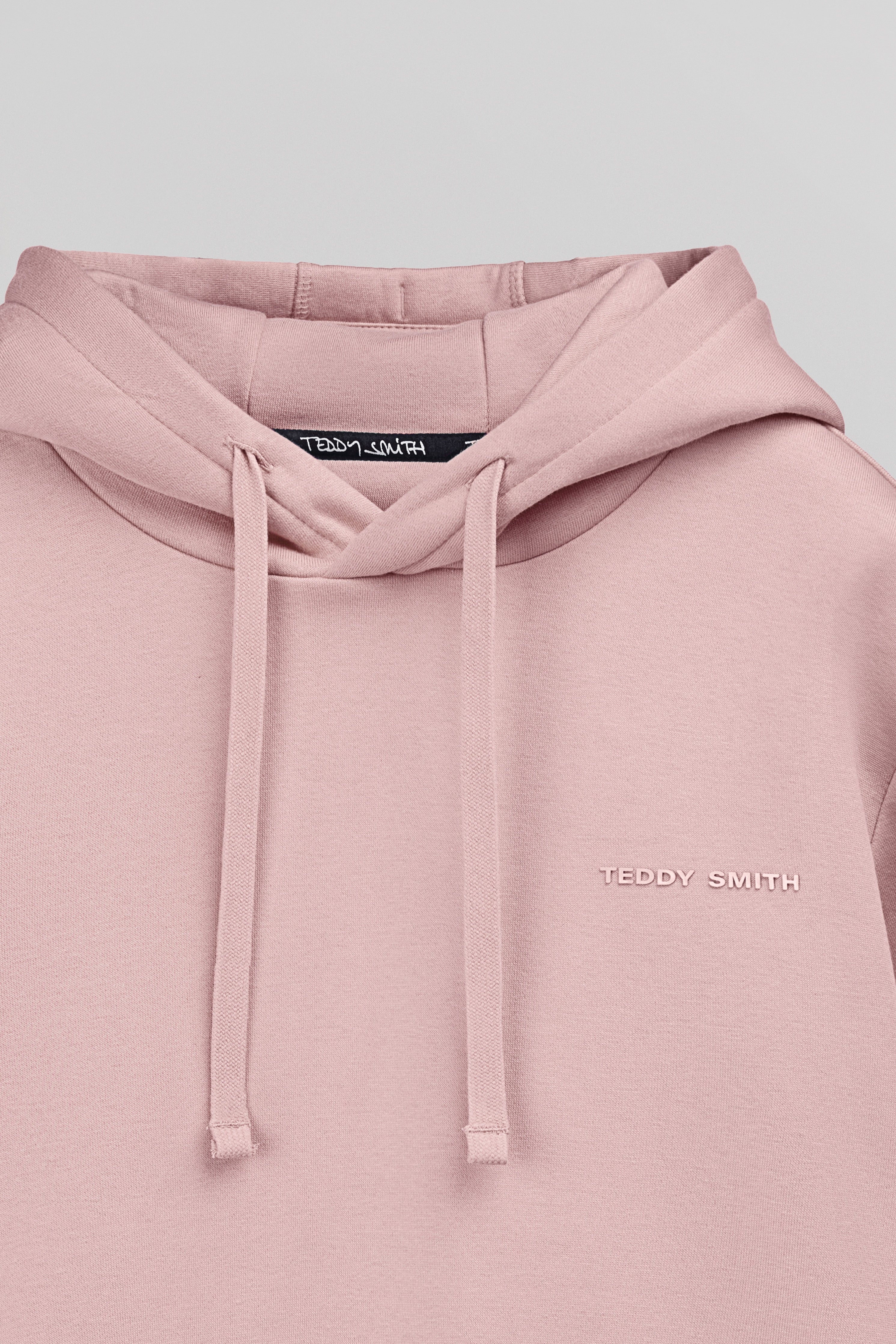 Teddy Smith S-Nark Hoody sweat à capuche wood rose molleton