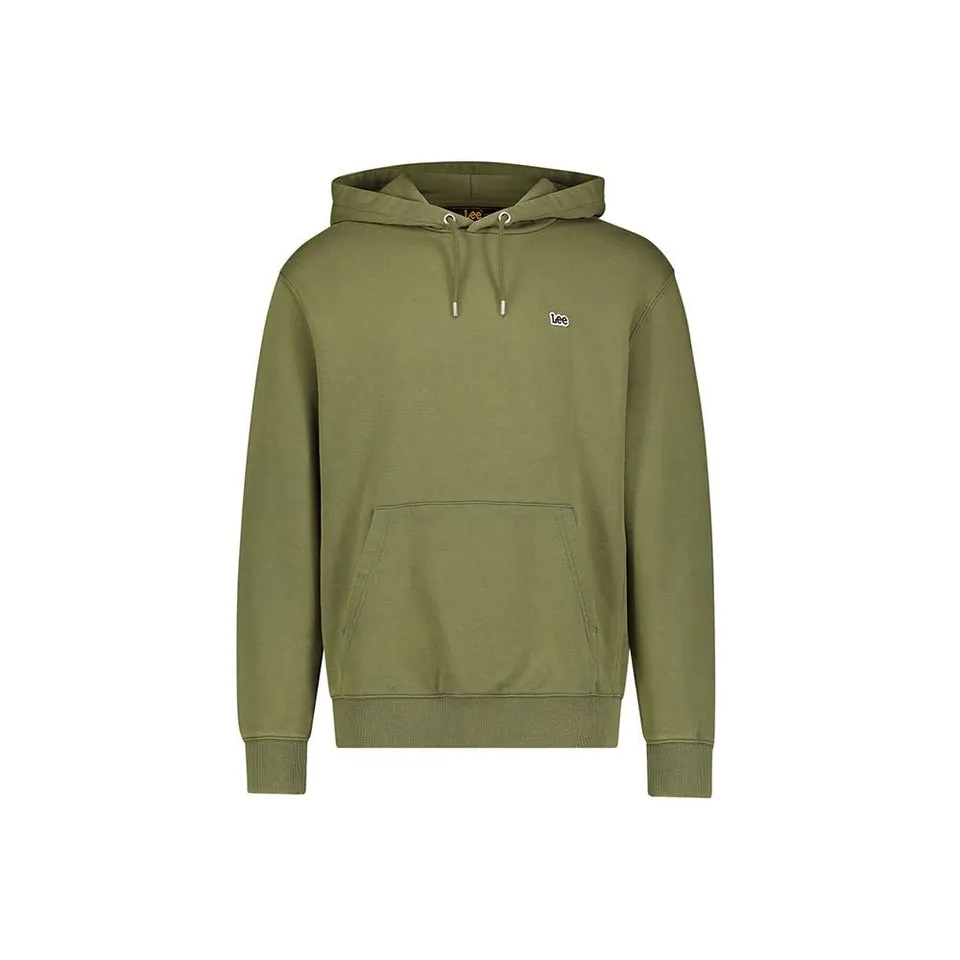 Lee Plain Hoodie sweat homme vert mercantile green