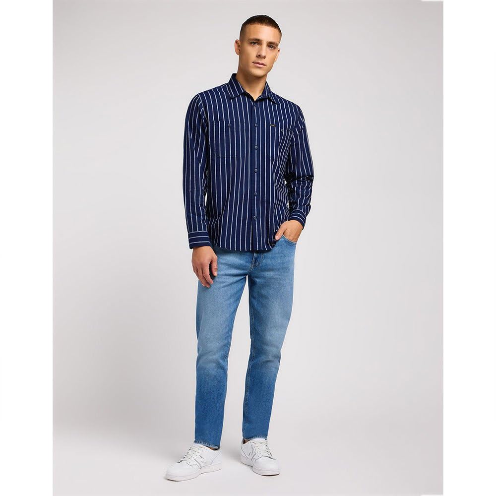 Lee t-shirt homme Indigo Wide coton quotidien
