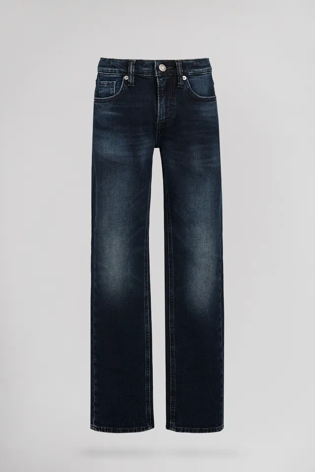 Teddy Smith Straight Boy Jr jean droit deep blue garçon