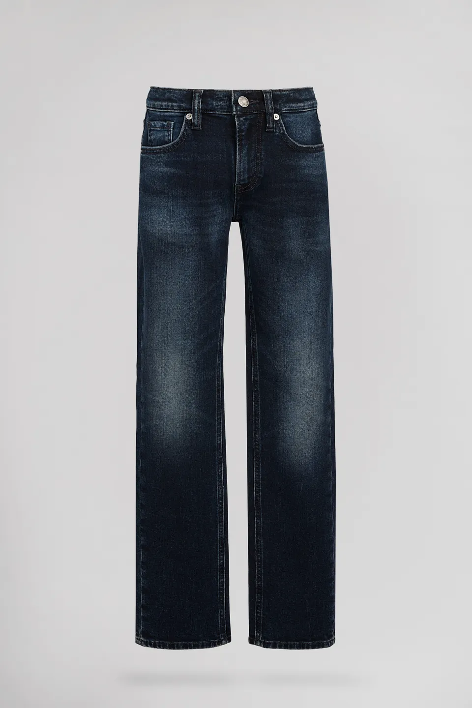 Teddy Smith Straight Boy Jr jean droit deep blue garçon