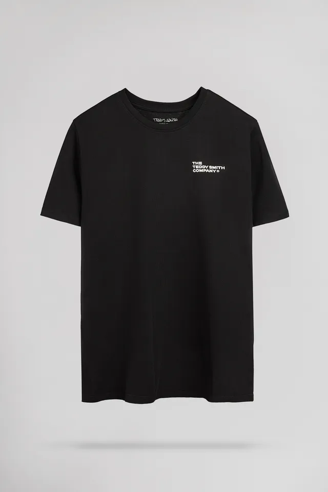 Teddy Smith T-Pany MC t-shirt noir homme 100% coton