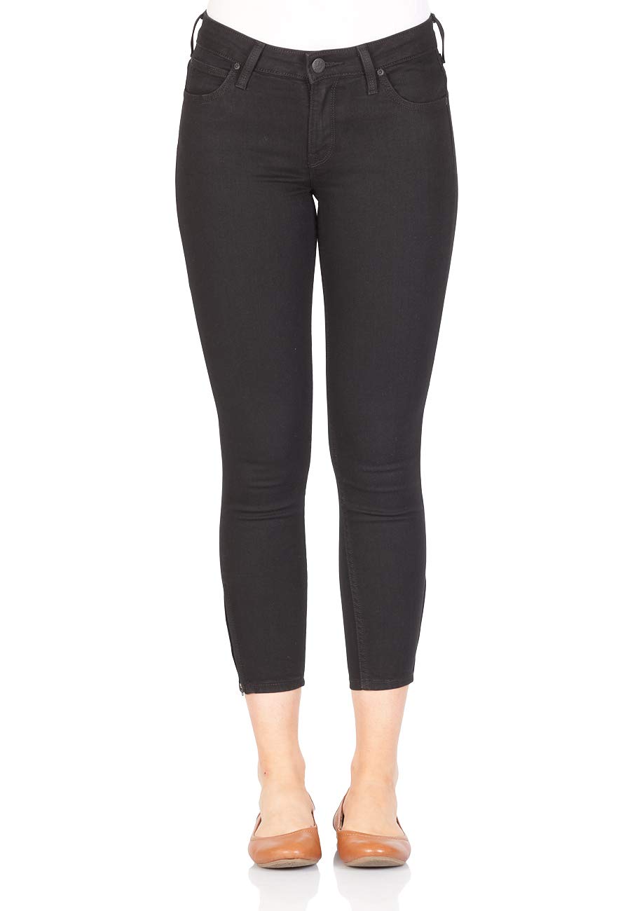 Lee Scarlett Cropped jean skinny noir 27/31