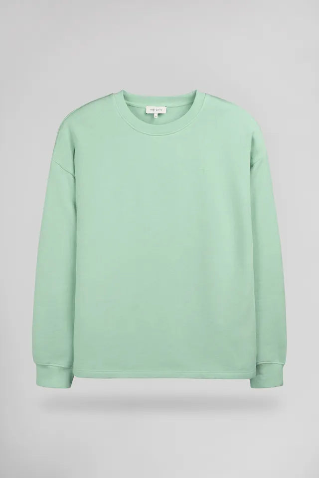 Teddy Smith S-Lucile sweat femme vert menthe molleton