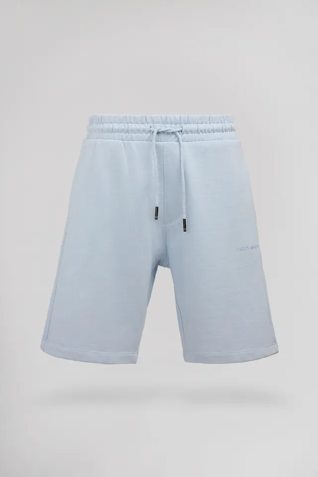 Teddy Smith S-Narky SH short bleu pastel molleton