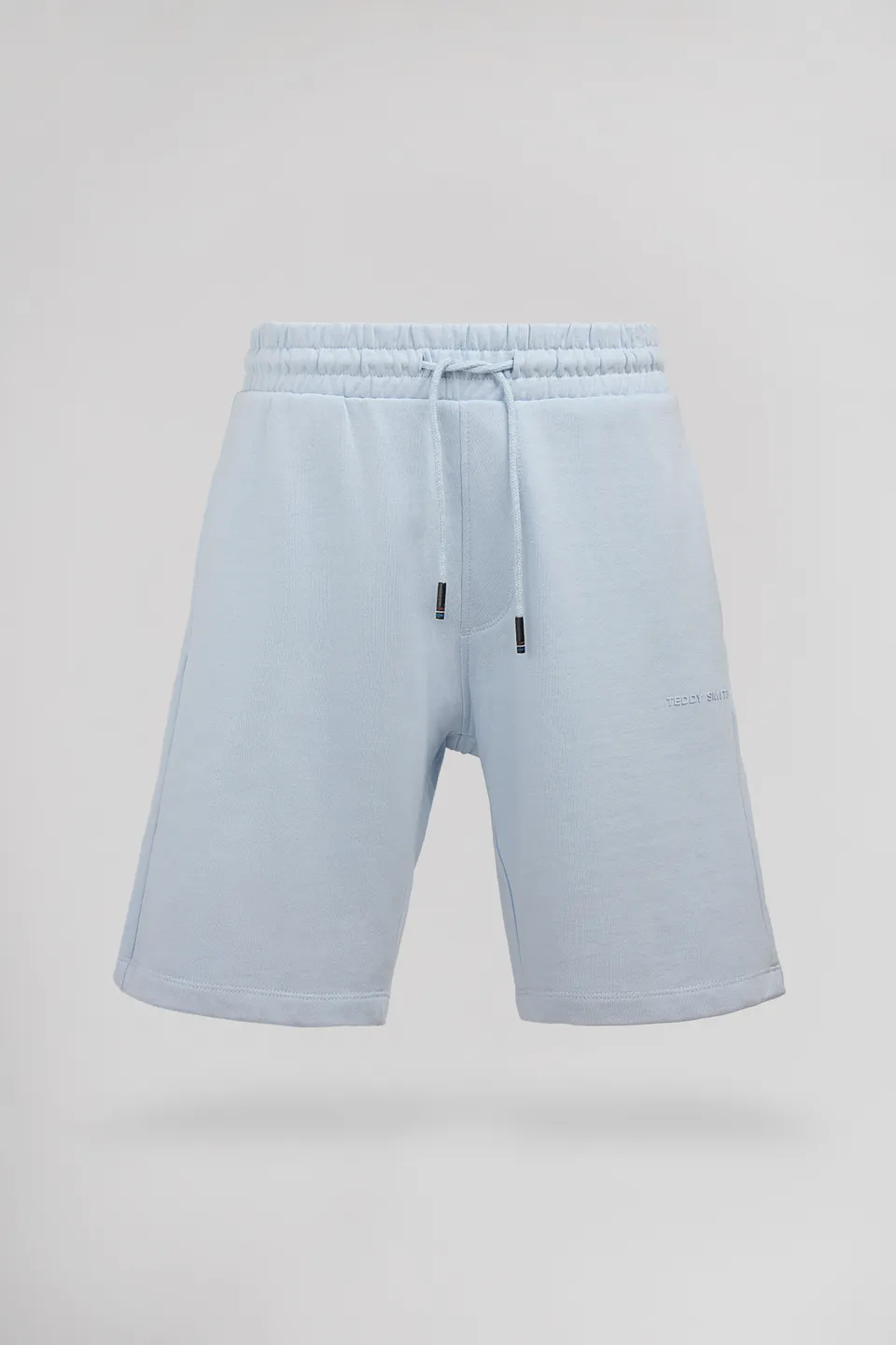 Teddy Smith S-Narky SH short bleu pastel molleton
