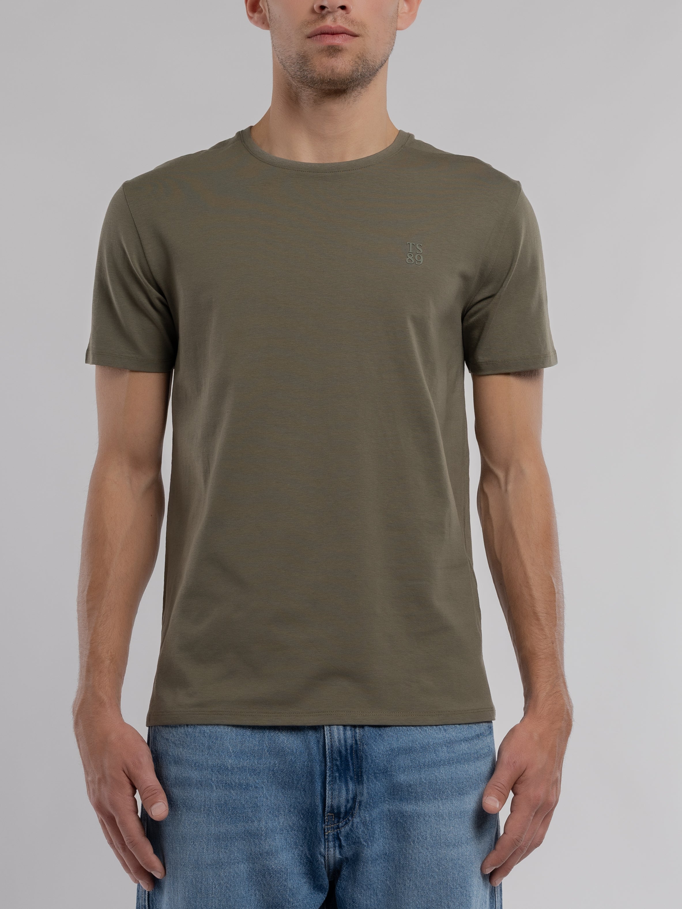Teddy Smith T-Telo MC t-shirt homme kaki dusty