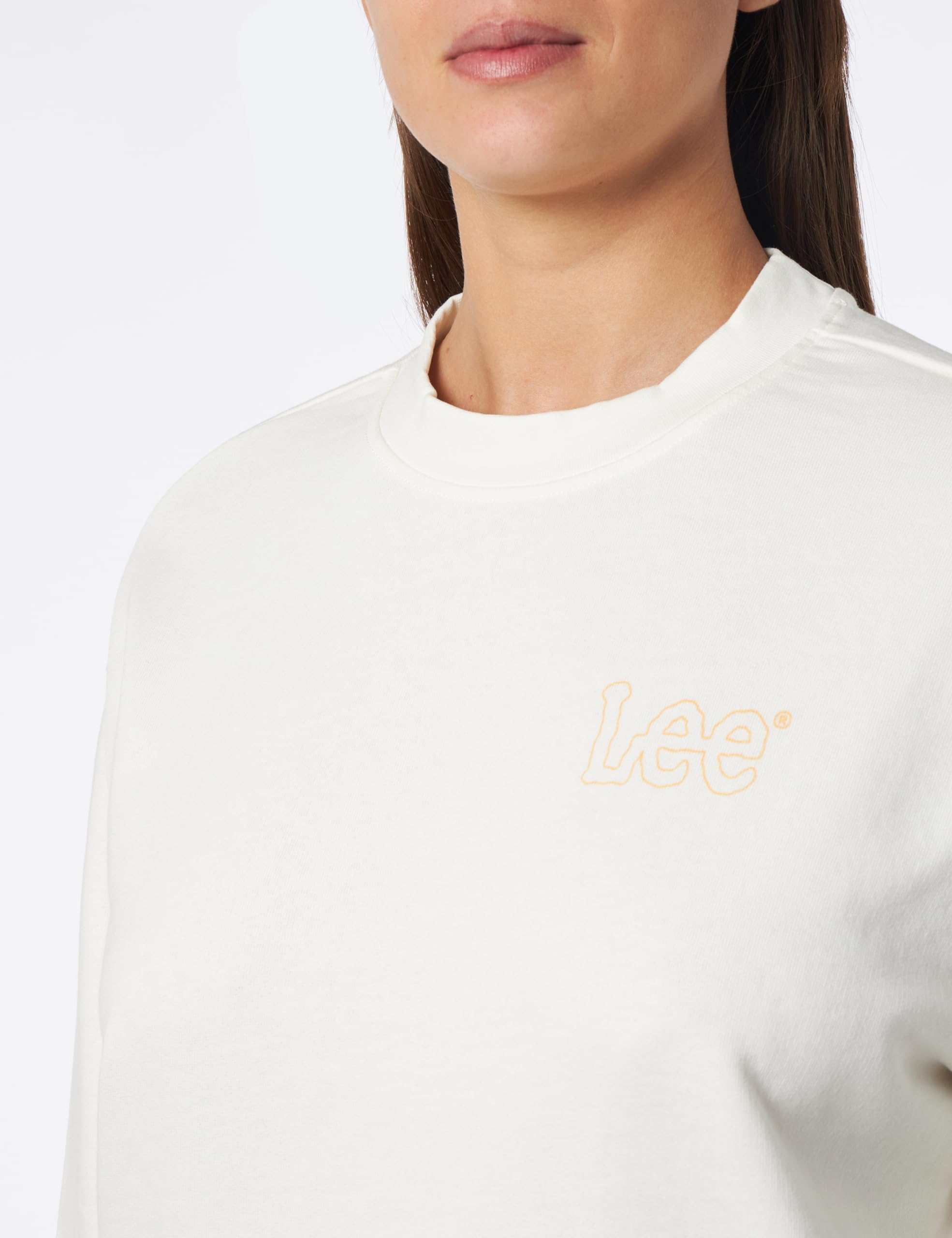 Lee Logo SWS sweat femme taille L écru