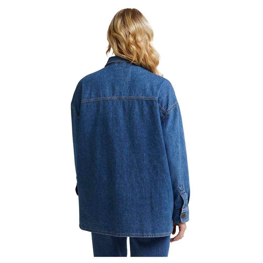 Lee Shacket veste-chemise femme XL Hazy Indigo denim léger