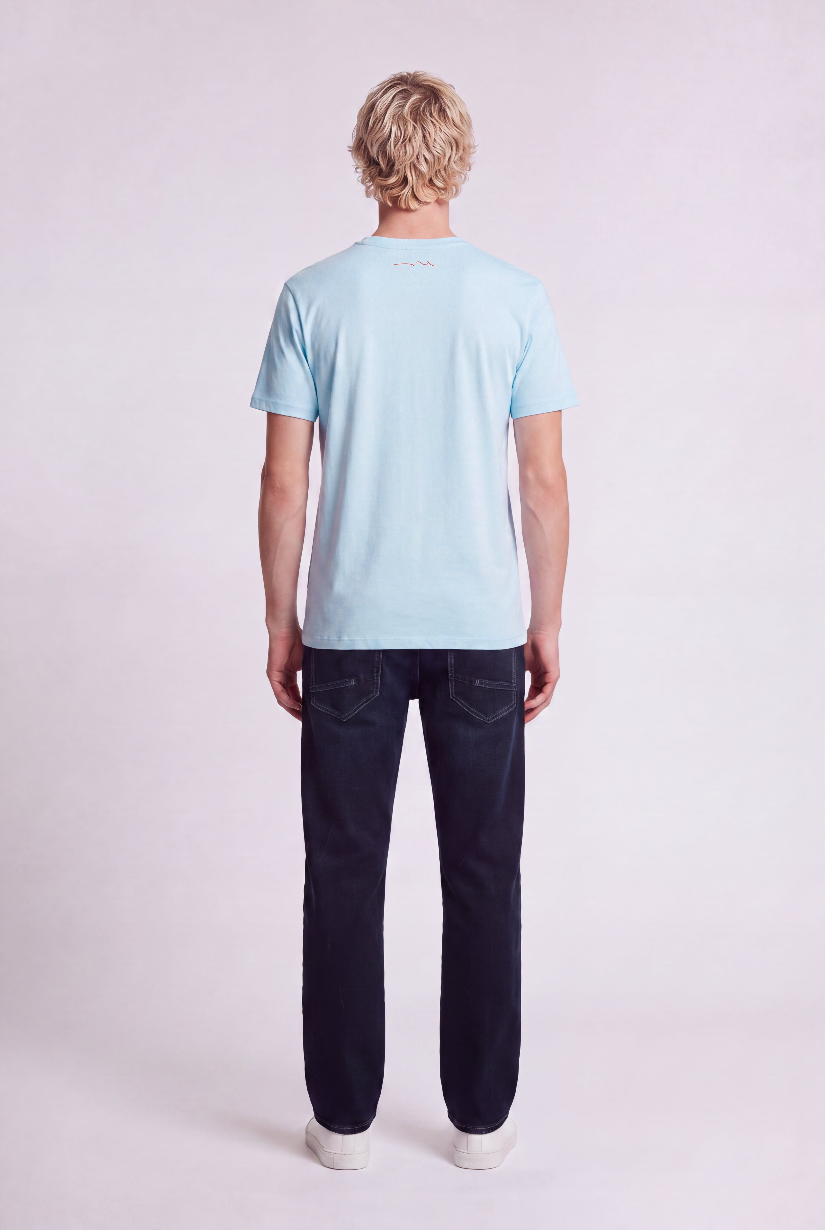 Teddy Smith T-Soy 2 MC t-shirt bleu pastel coton