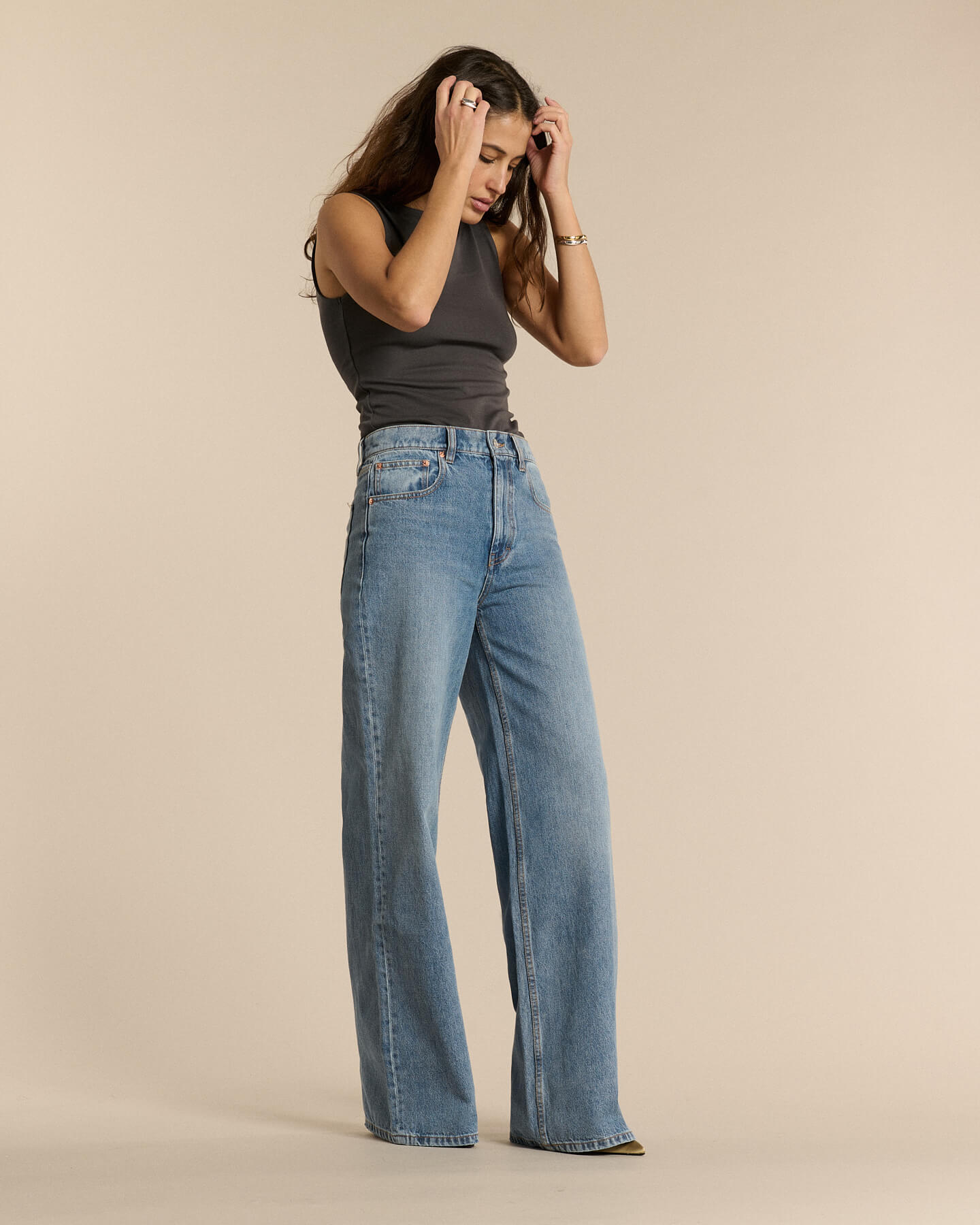 Labdip Winona Echo Blue IN 33 jean large délavé