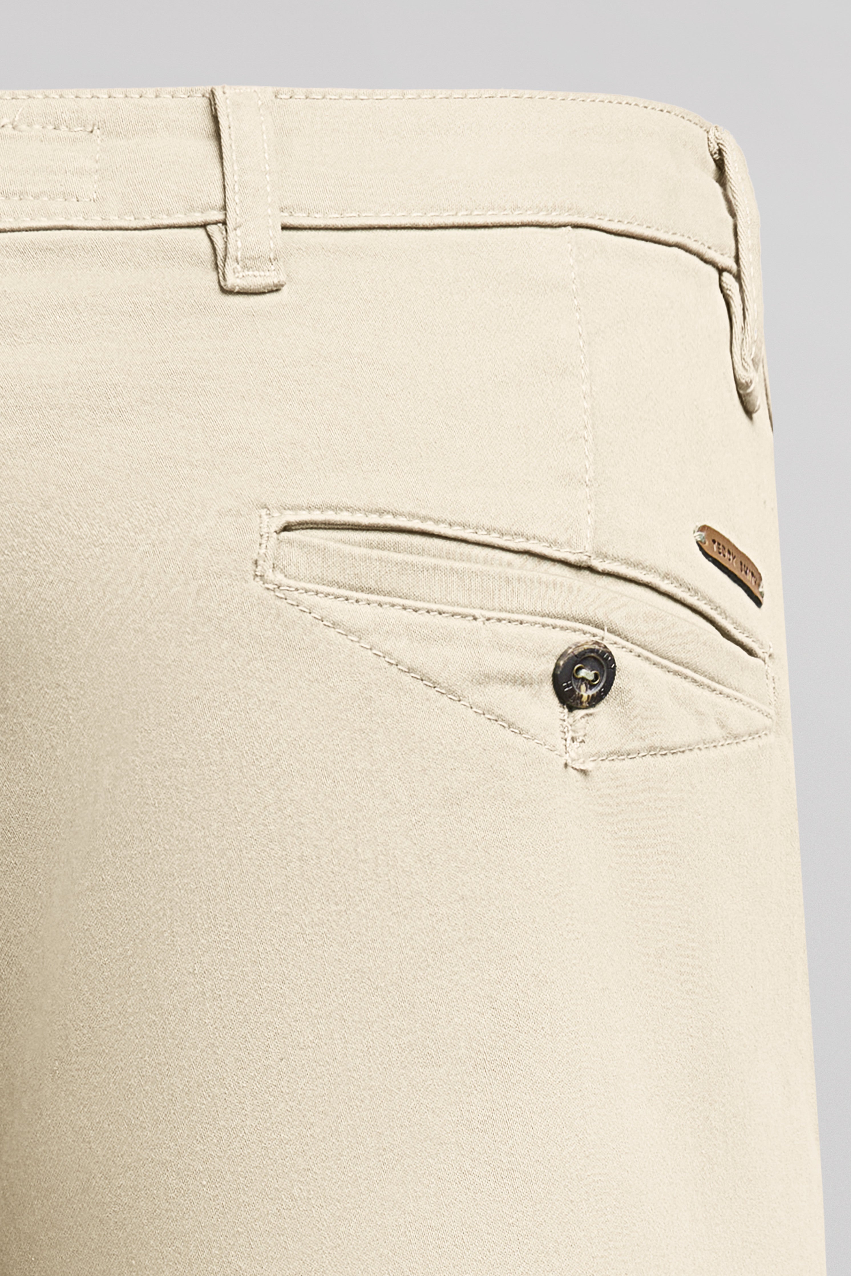 Teddy Smith Pallas Chino SW pantalon slim cream stretch