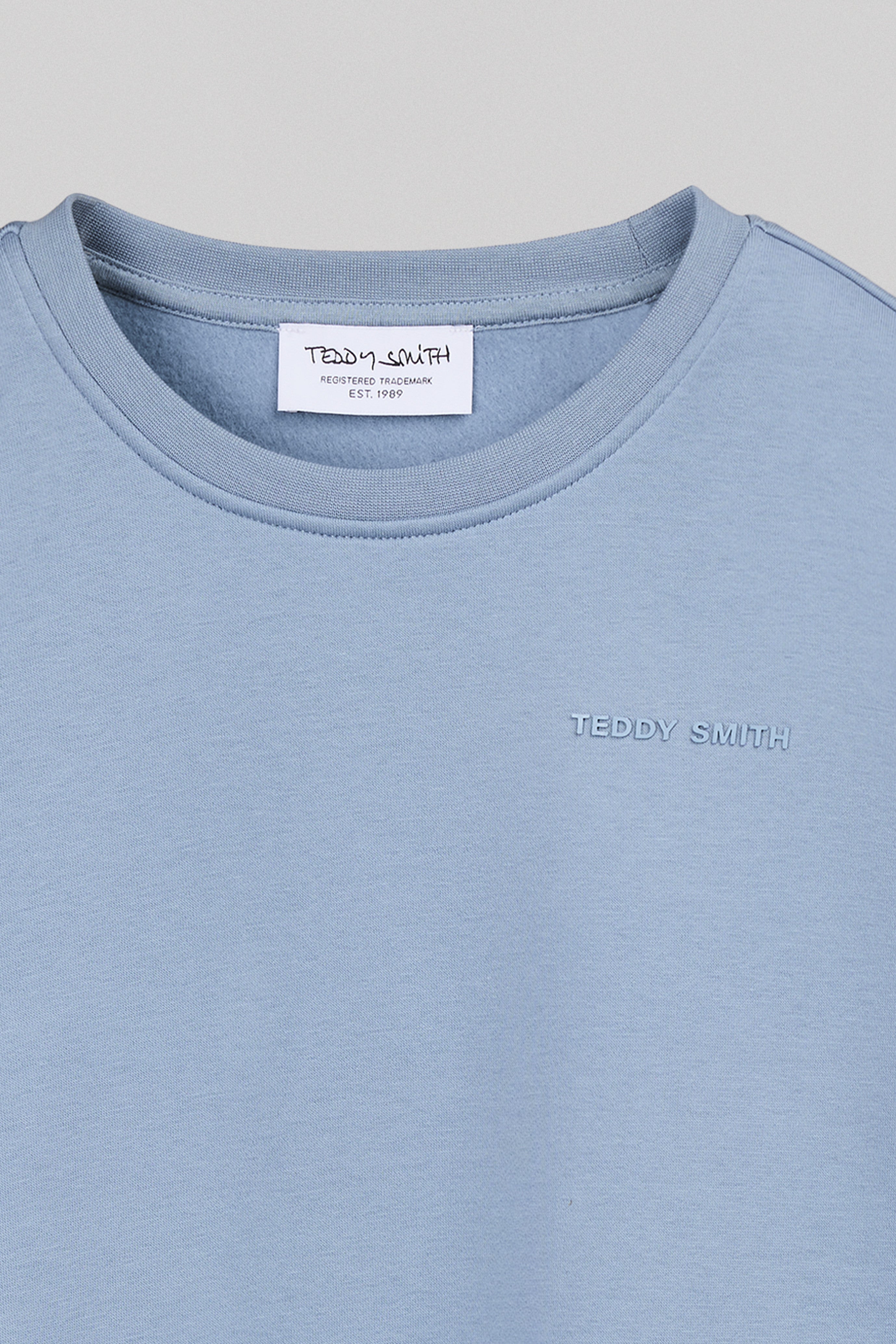 Teddy Smith S-Nark RC sweat bleu minéral garçon