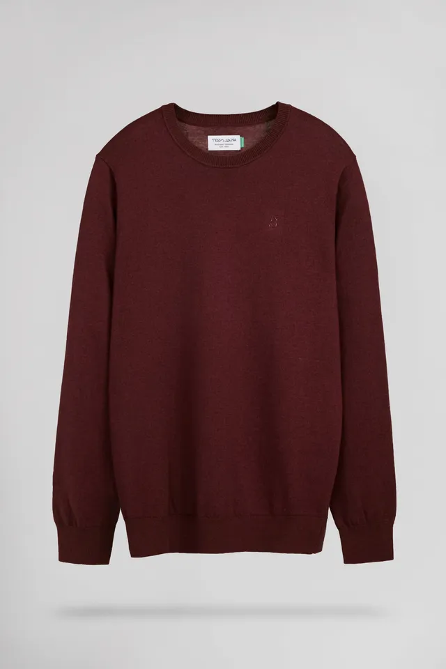 Teddy Smith P-Martino pull homme bordeaux foncé