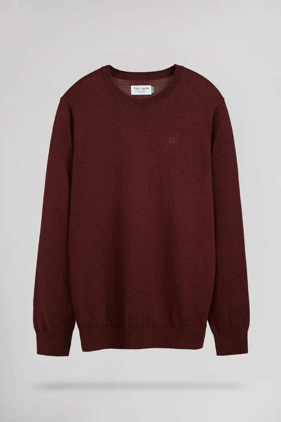 Teddy Smith P-Martino pull homme bordeaux foncé