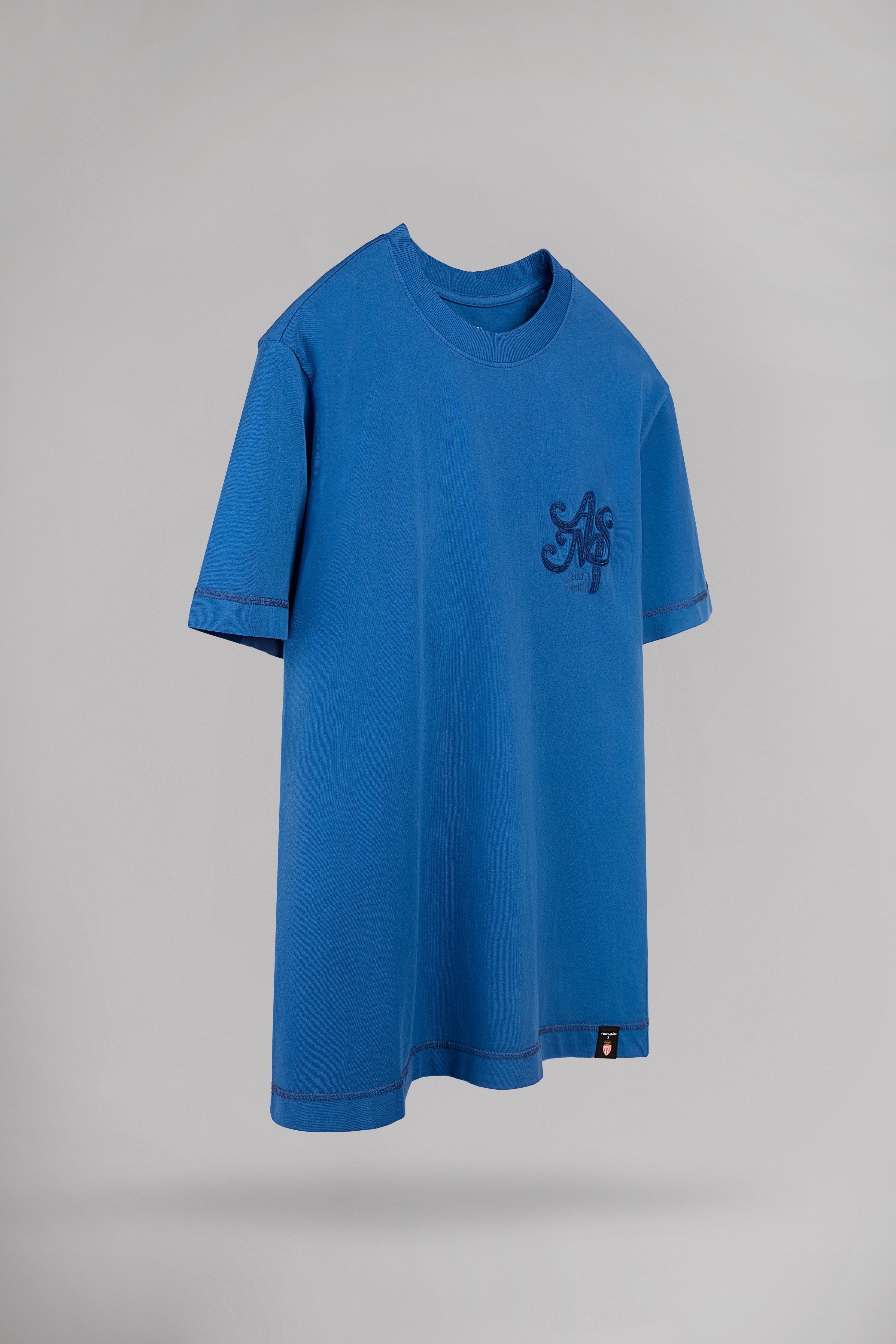Teddy Smith T-Match MC t-shirt True Blue Monaco