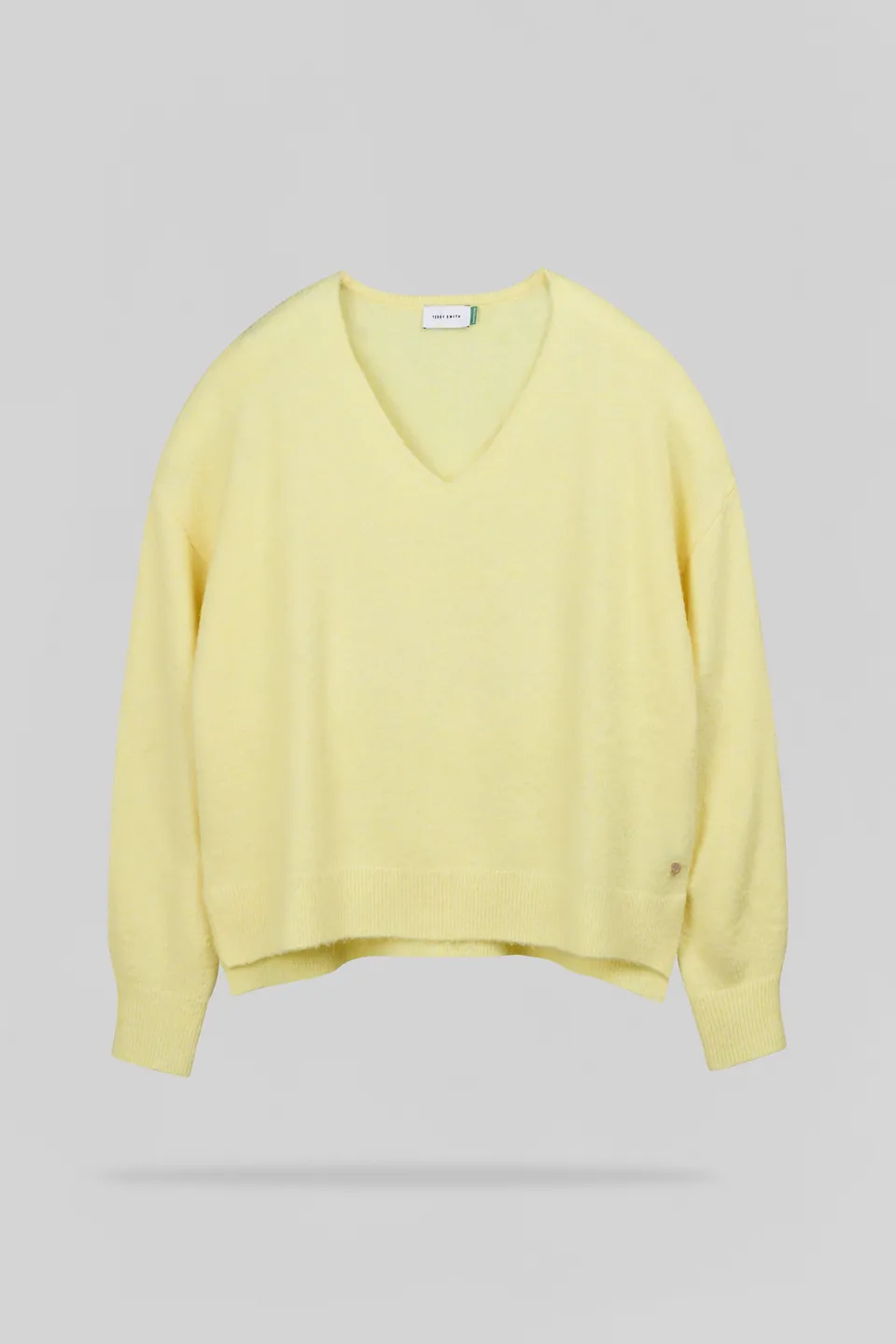 Teddy Smith P-Billie pull Jaune Citron Chiné laine