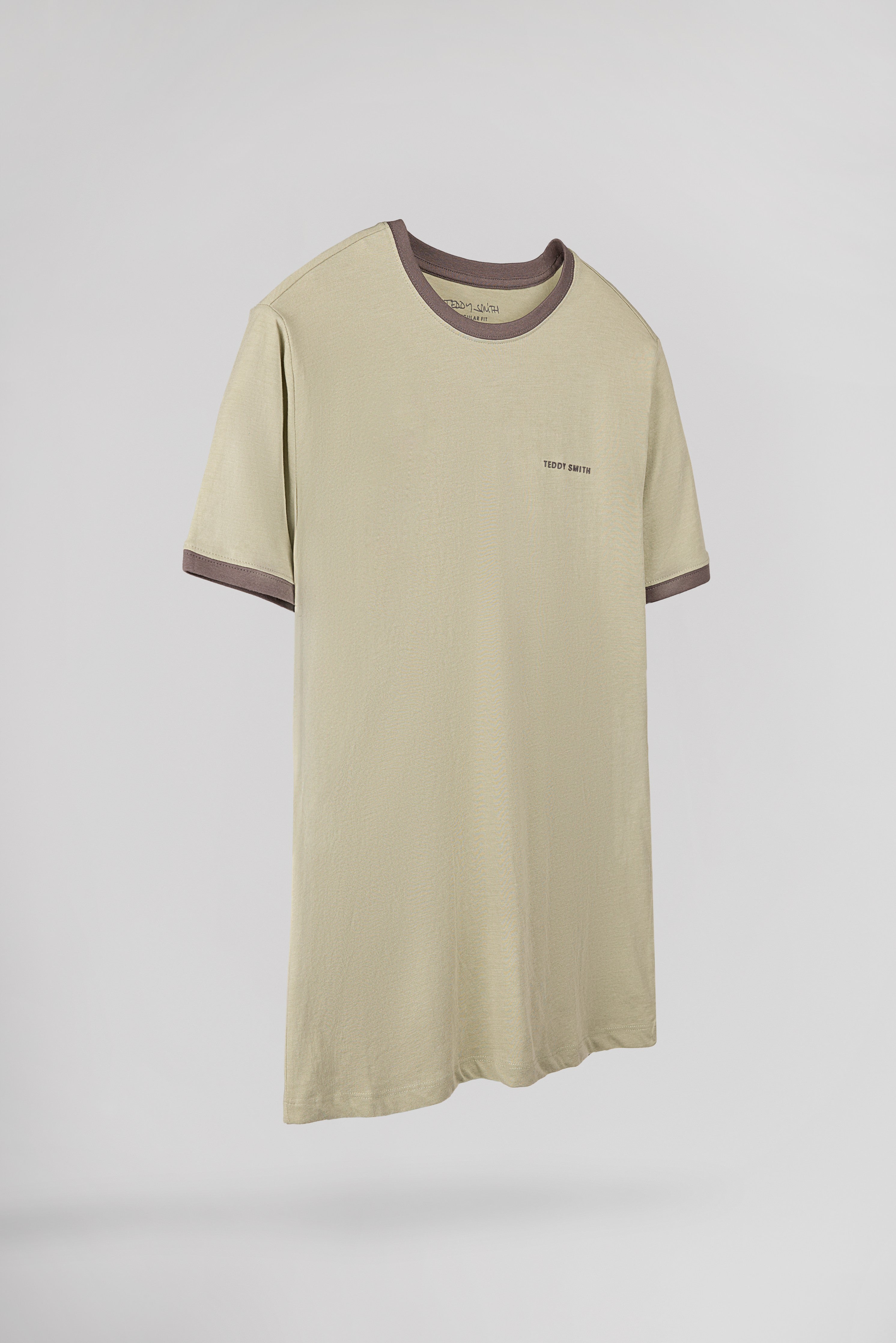 TEDDY SMITH THE-TEE 2 t-shirt chiné vert sauge homme