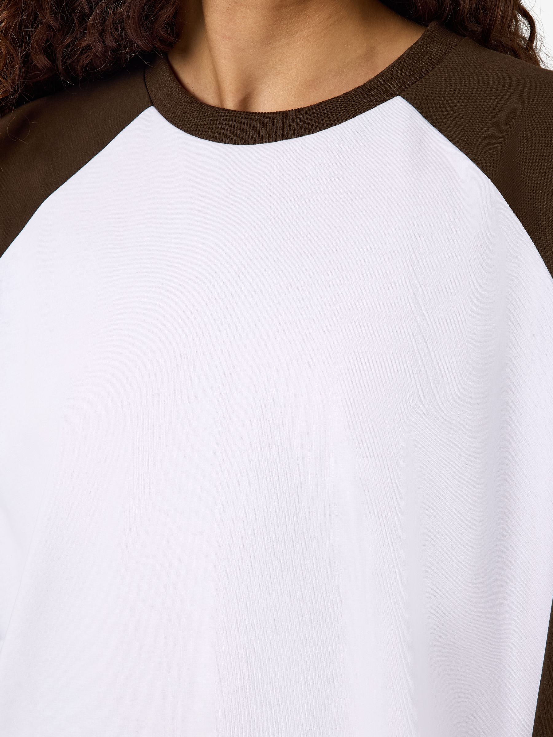 Noisy May Nmember top colourblock raglan