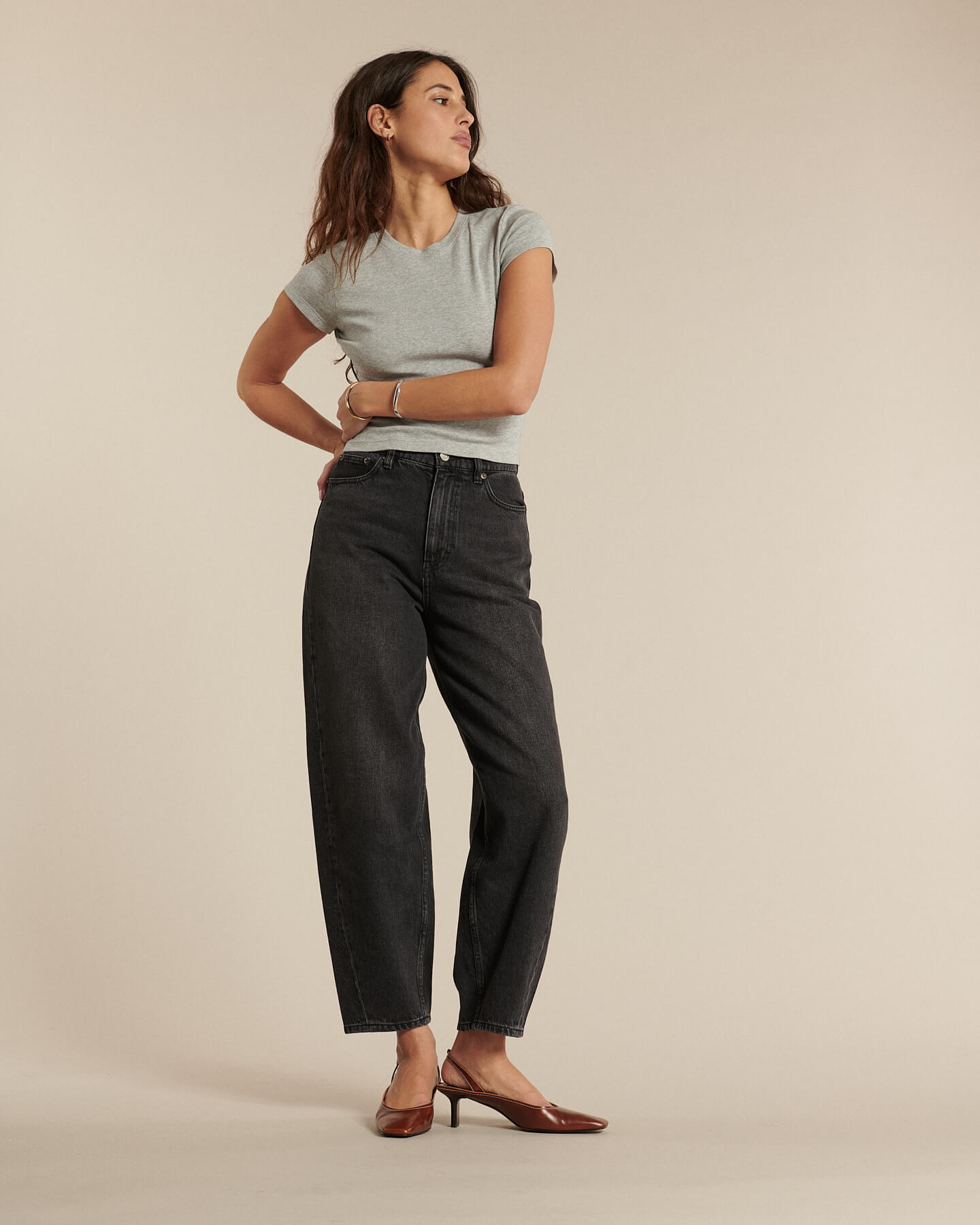 Labdip Jemma Denim BL 66 jean noir taille haute