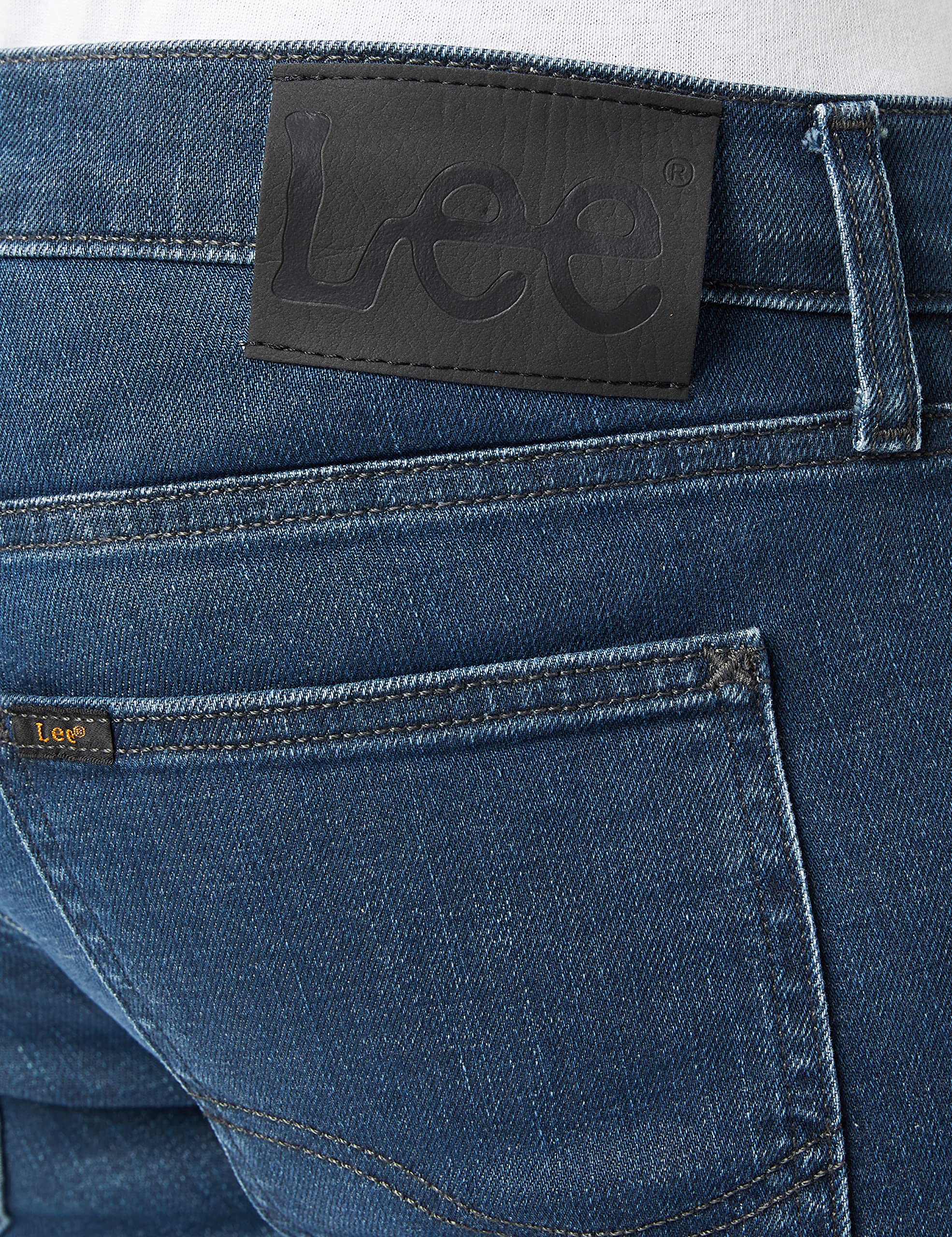 Lee Luke Steel Blue jean homme 30W 34L slim