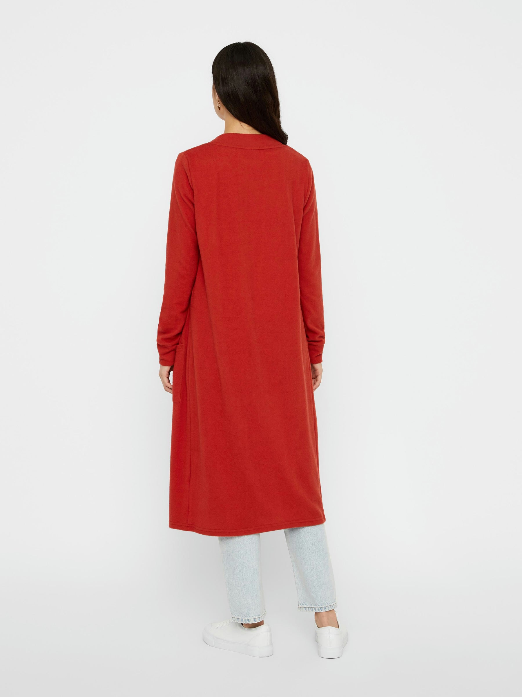 Noisy May cardigan long ouvert brossé