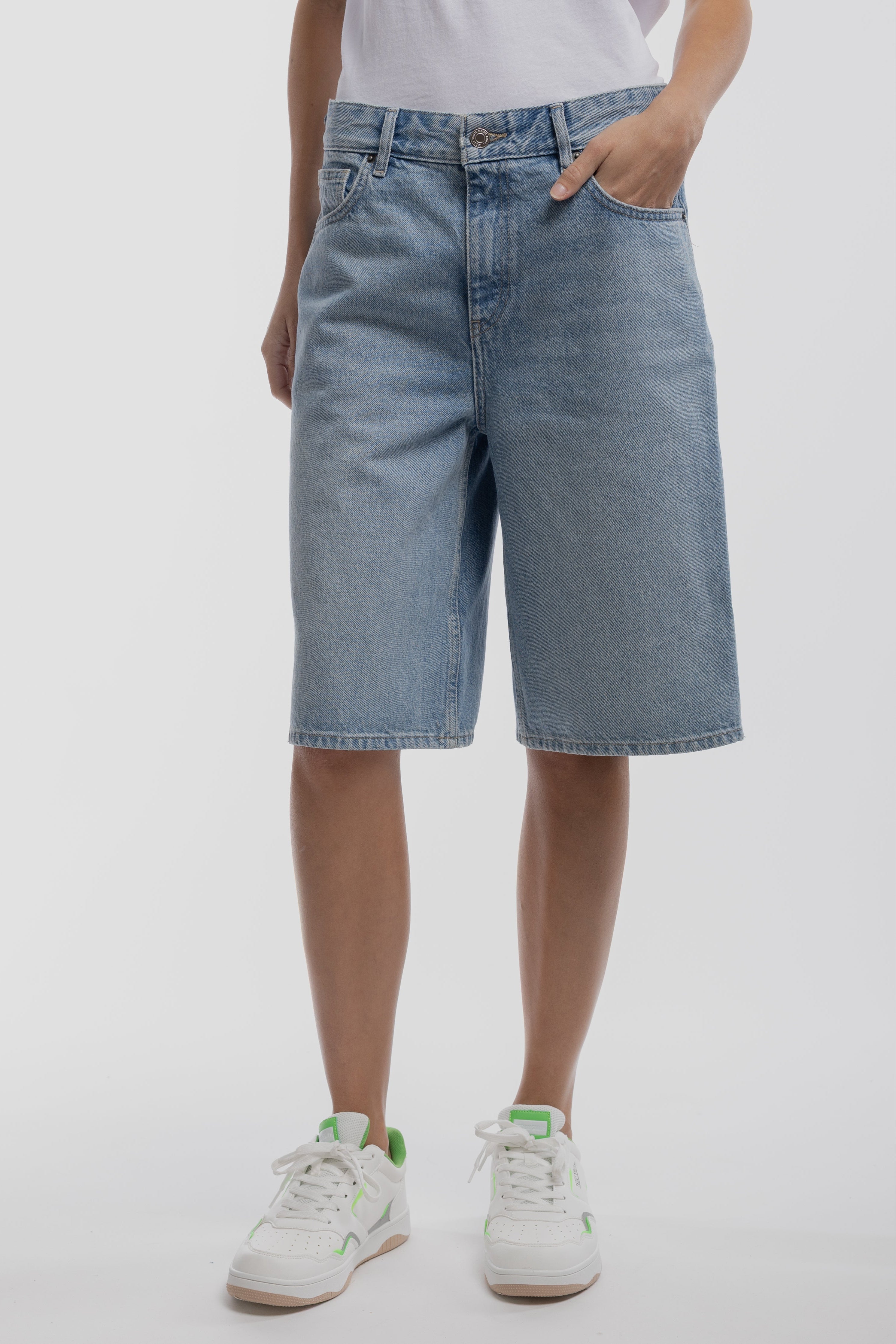 Teddy Smith S-Tomboy short femme indigo clair large