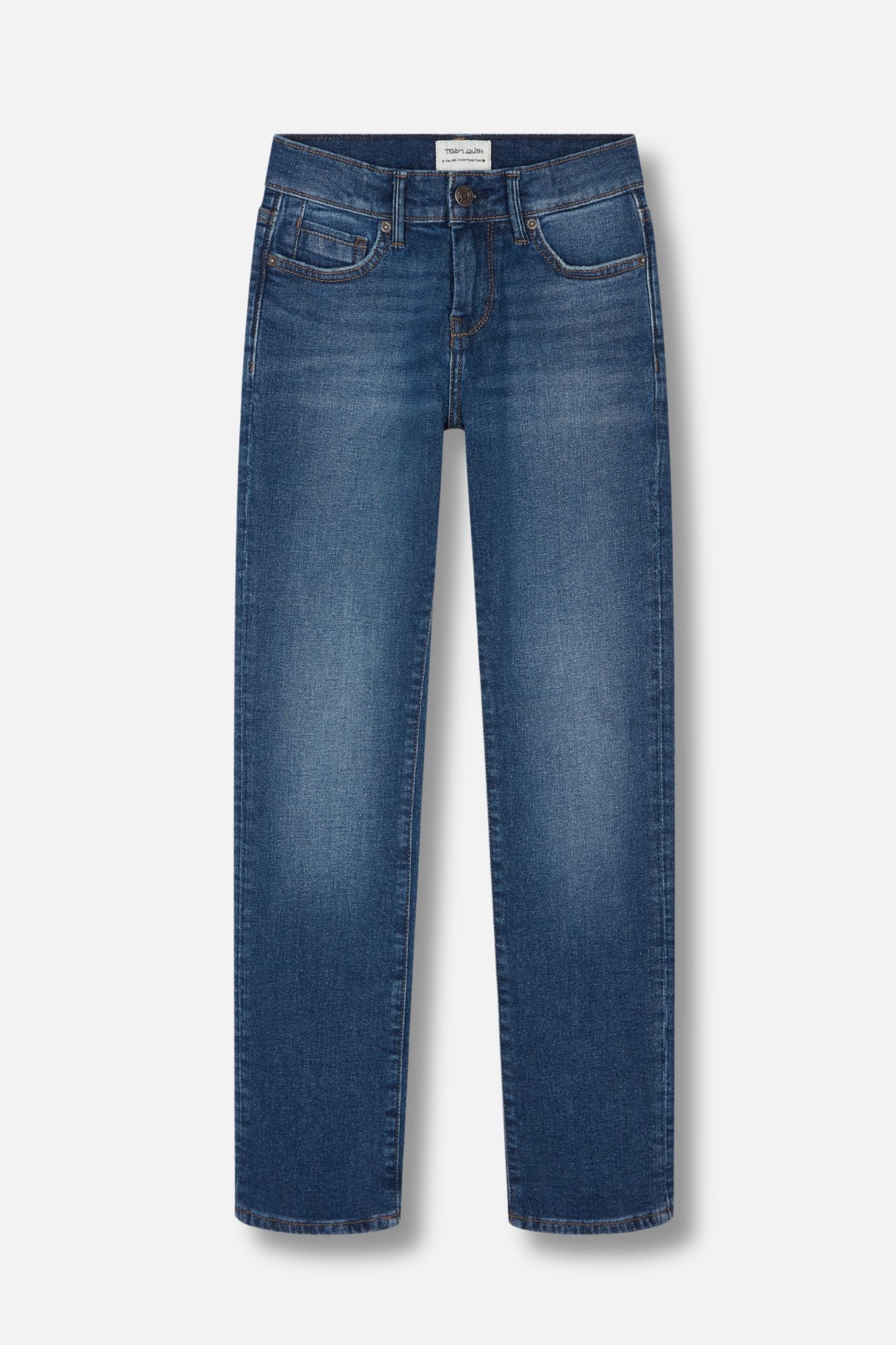 TEDDY SMITH P-PEPPER jean fille indigo vintage stretch 5 poches