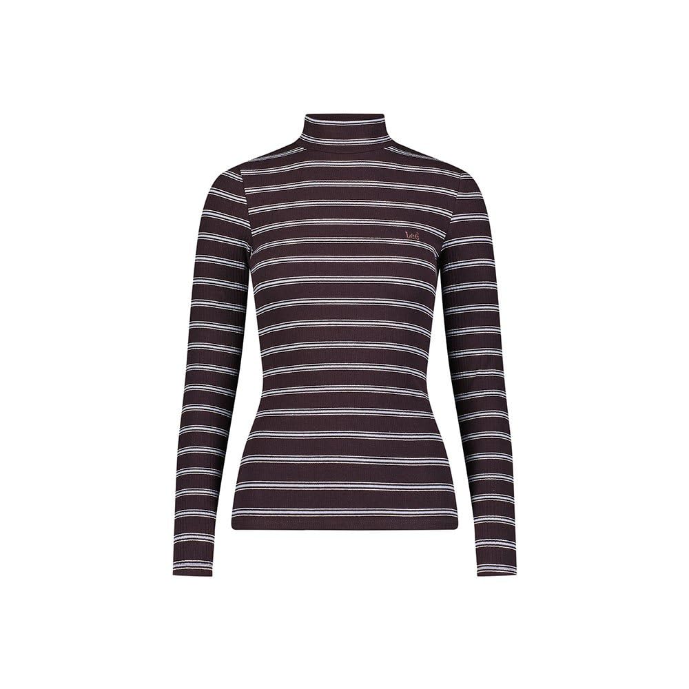 Lee Ribbed Ls High Neck t-shirt linwood M col montant