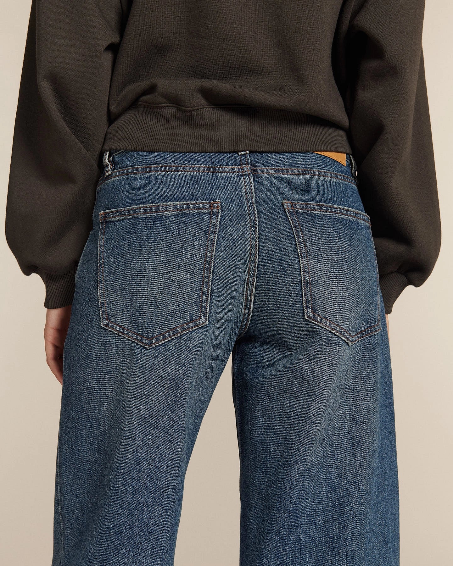 Labdip River Blue Stone jean large bleu indigo 100% coton