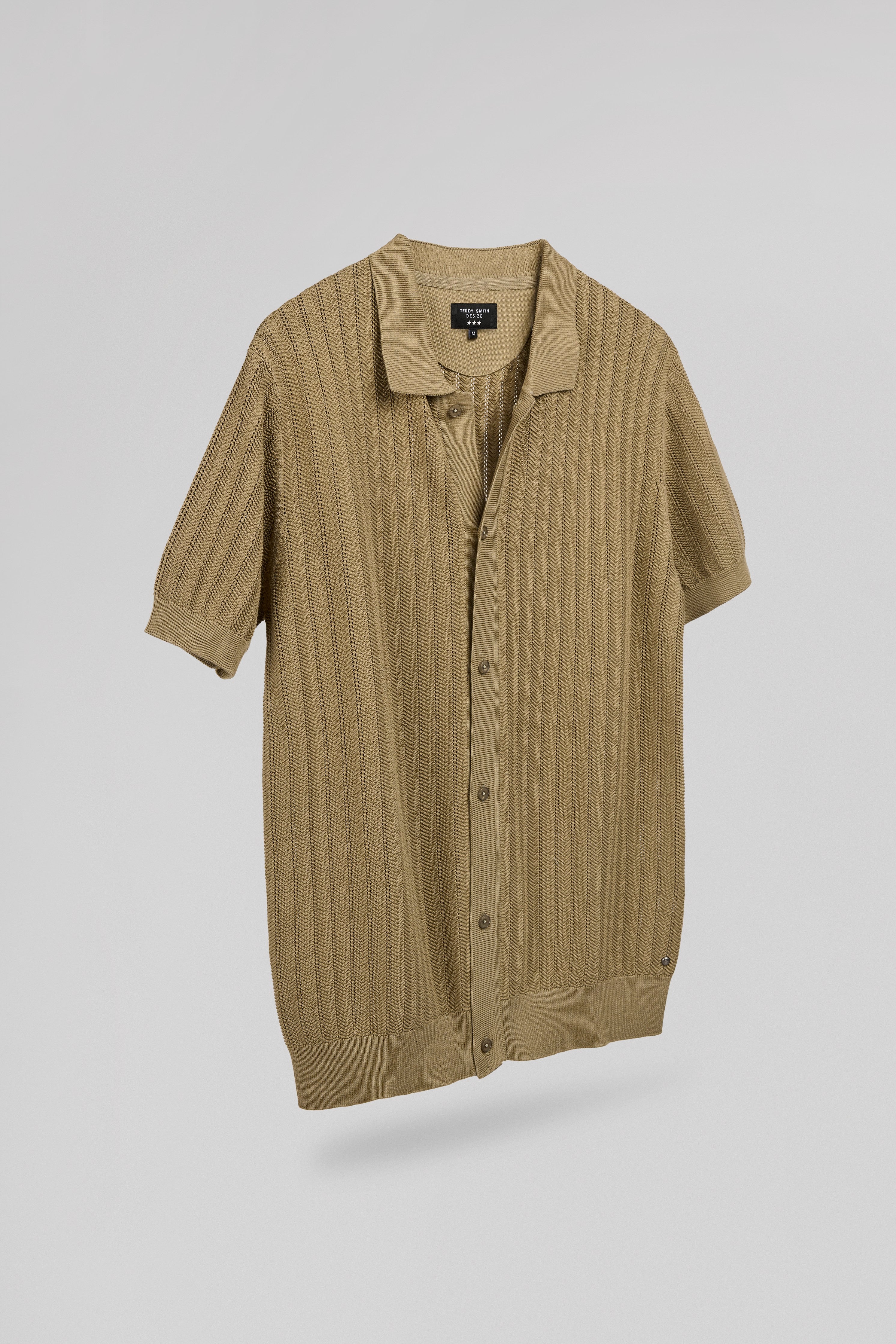 Teddy Smith C-Darley MC chemise kaki sable