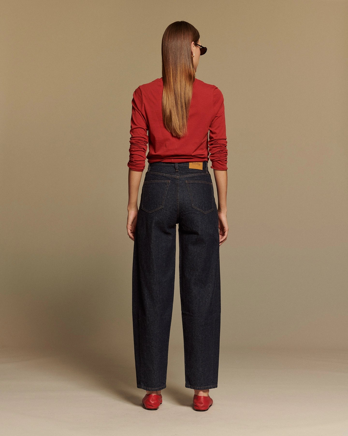 Labdip Osaka Raw jean ballon brut taille haute