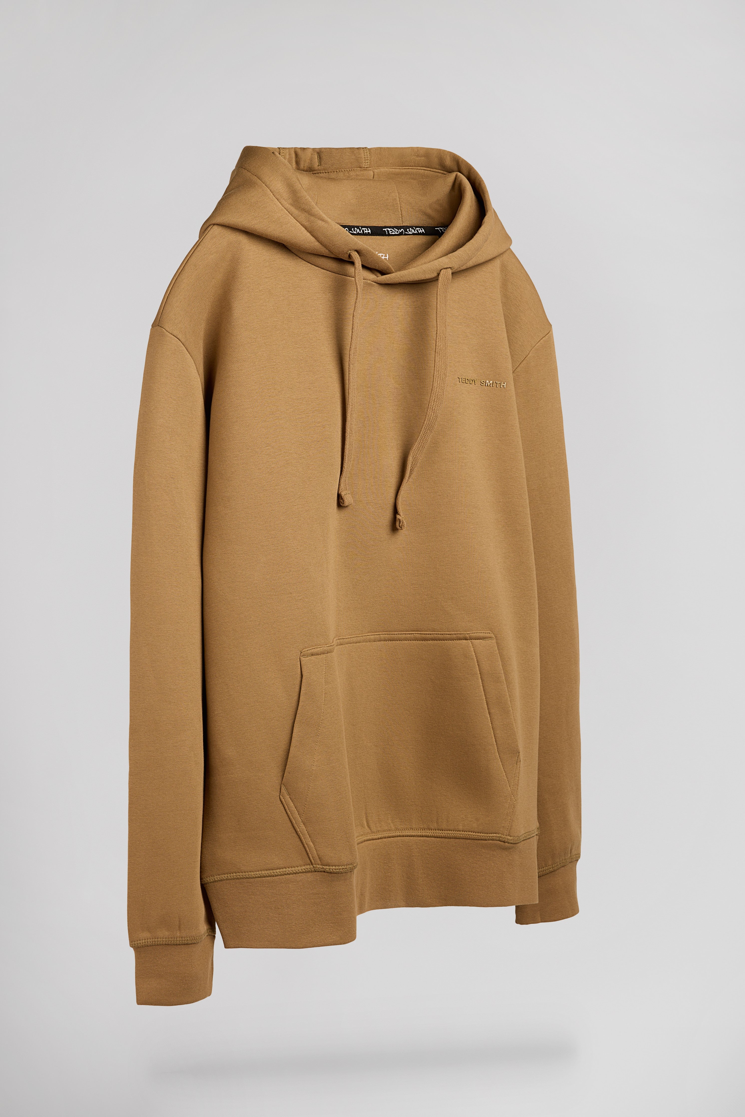 Teddy Smith S-Nark Hoody sweat à capuche Noisette molleton