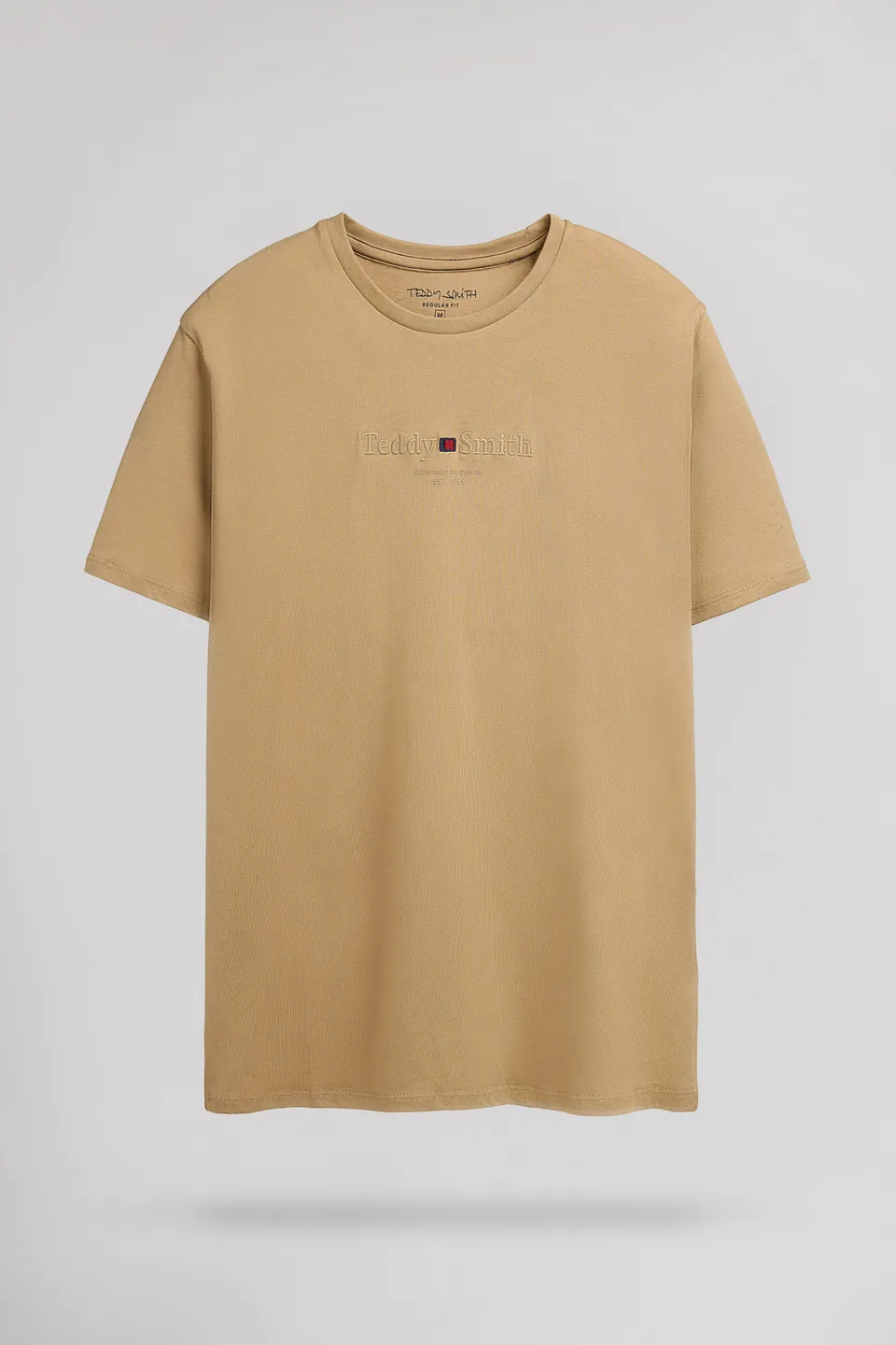 Teddy Smith T-Jim MC t-shirt worker beige 100% coton