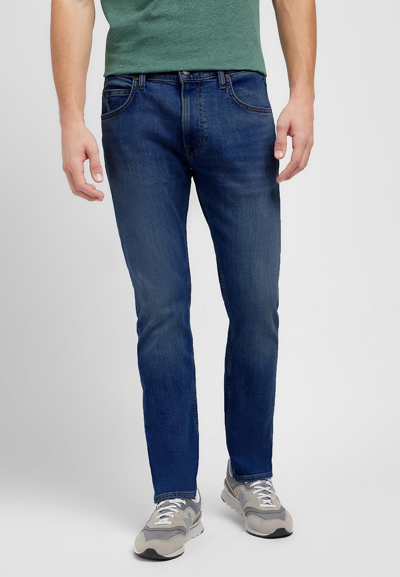 Lee Rider jean homme slim deep ocean bleu encre